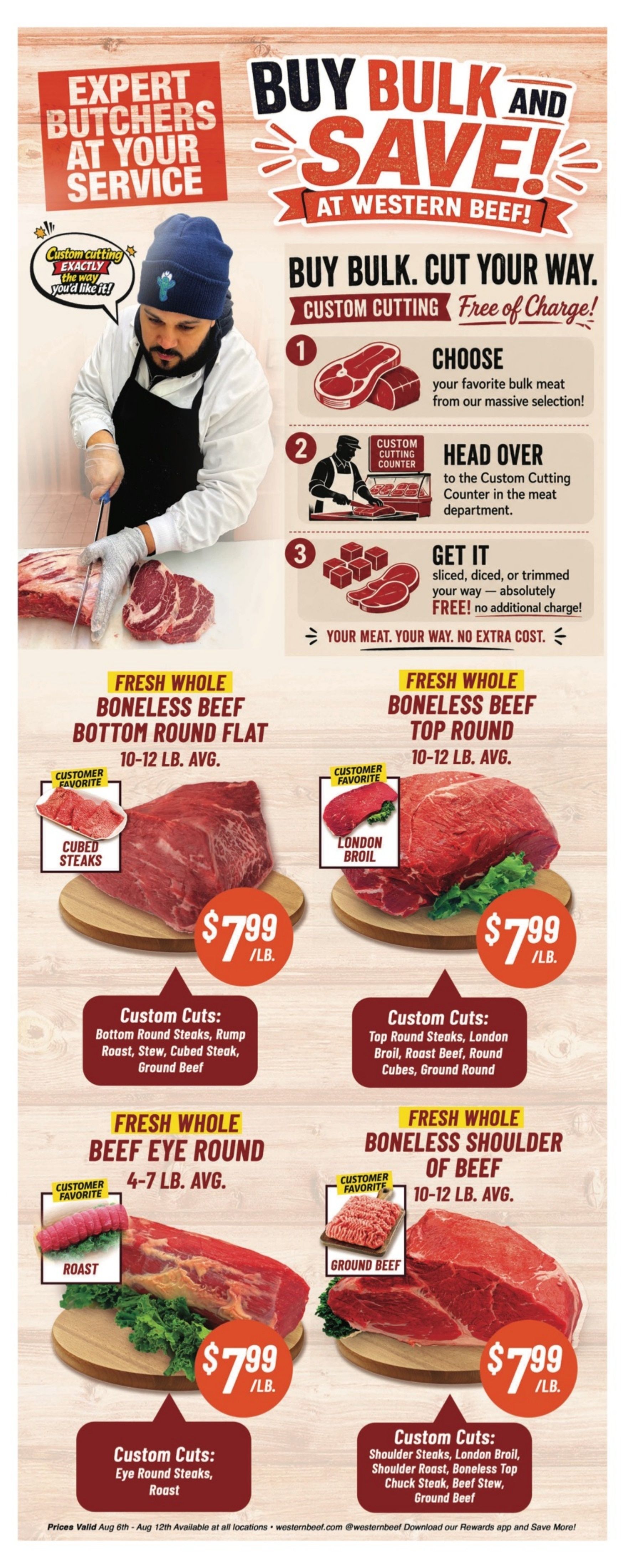 Western Beef (New York) Weekly Ad August 6 - 12, 2026