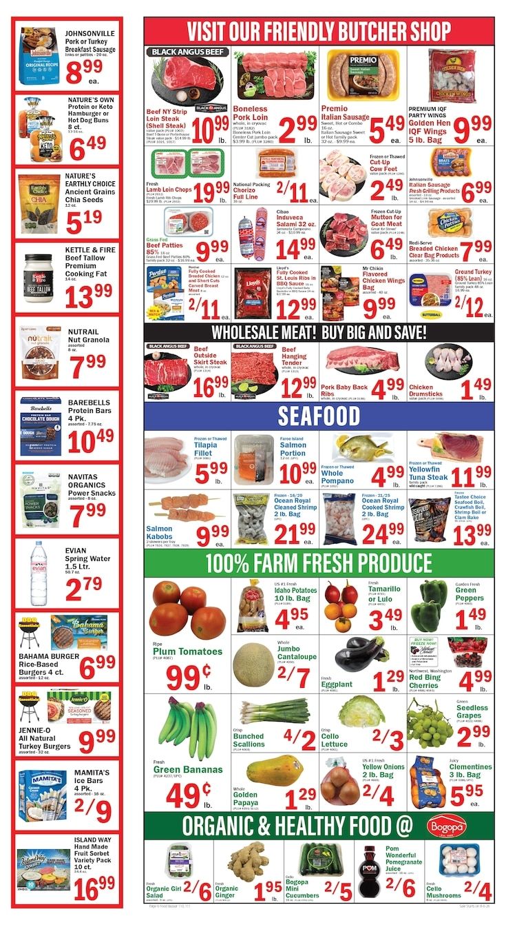 Food Bazaar (2965 Cropsey Ave., Brooklyn, NY) Weekly Ad August 6 - 12, 2026