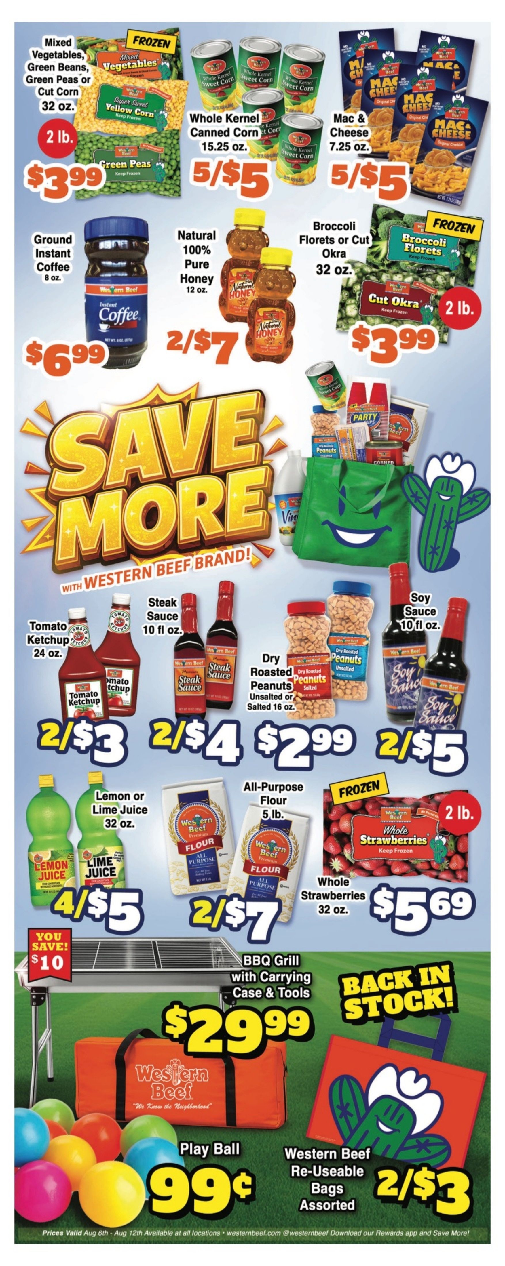 Western Beef (Bronx, Brooklyn and Elmont, NY) Weekly Ad August 6 - 12, 2026