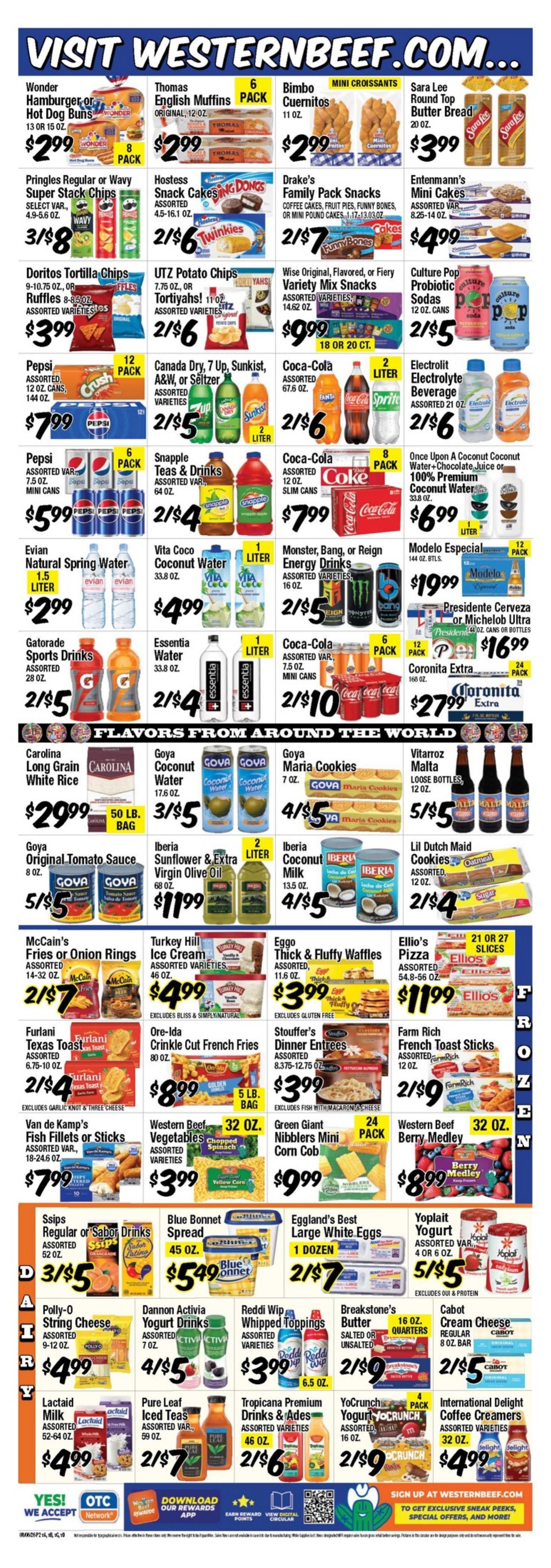 Western Beef (Bronx, Brooklyn and Elmont, NY) Weekly Ad August 6 - 12, 2026