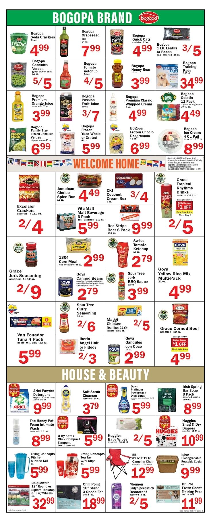Food Bazaar (Flatbush, NY) Weekly Ad August 6 - 12, 2026