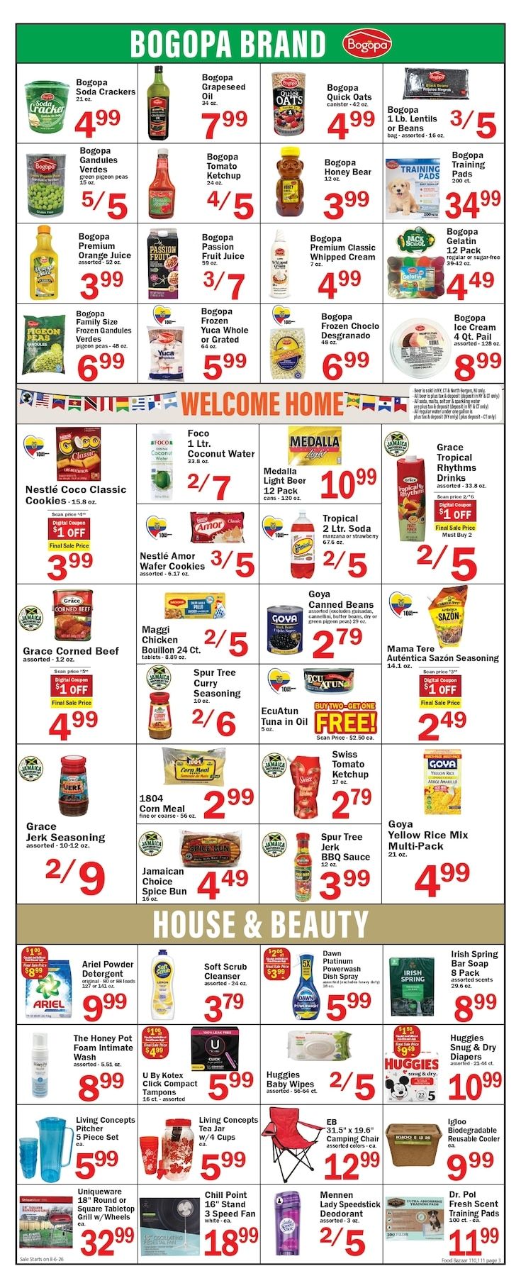 Food Bazaar (Hempstead, NY) Weekly Ad August 6 - 12, 2026