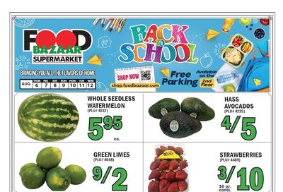 Food Bazaar (Jackson Heights, NY) Weekly Ad August 6 - 12, 2026