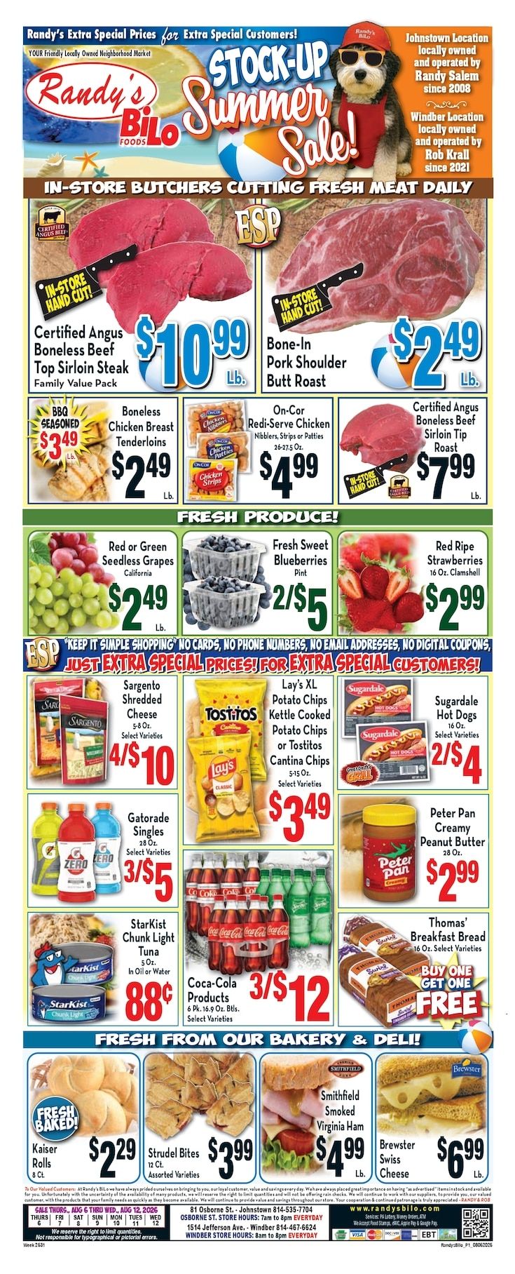 Randy's BiLo Weekly Ad August 6 - 12, 2026