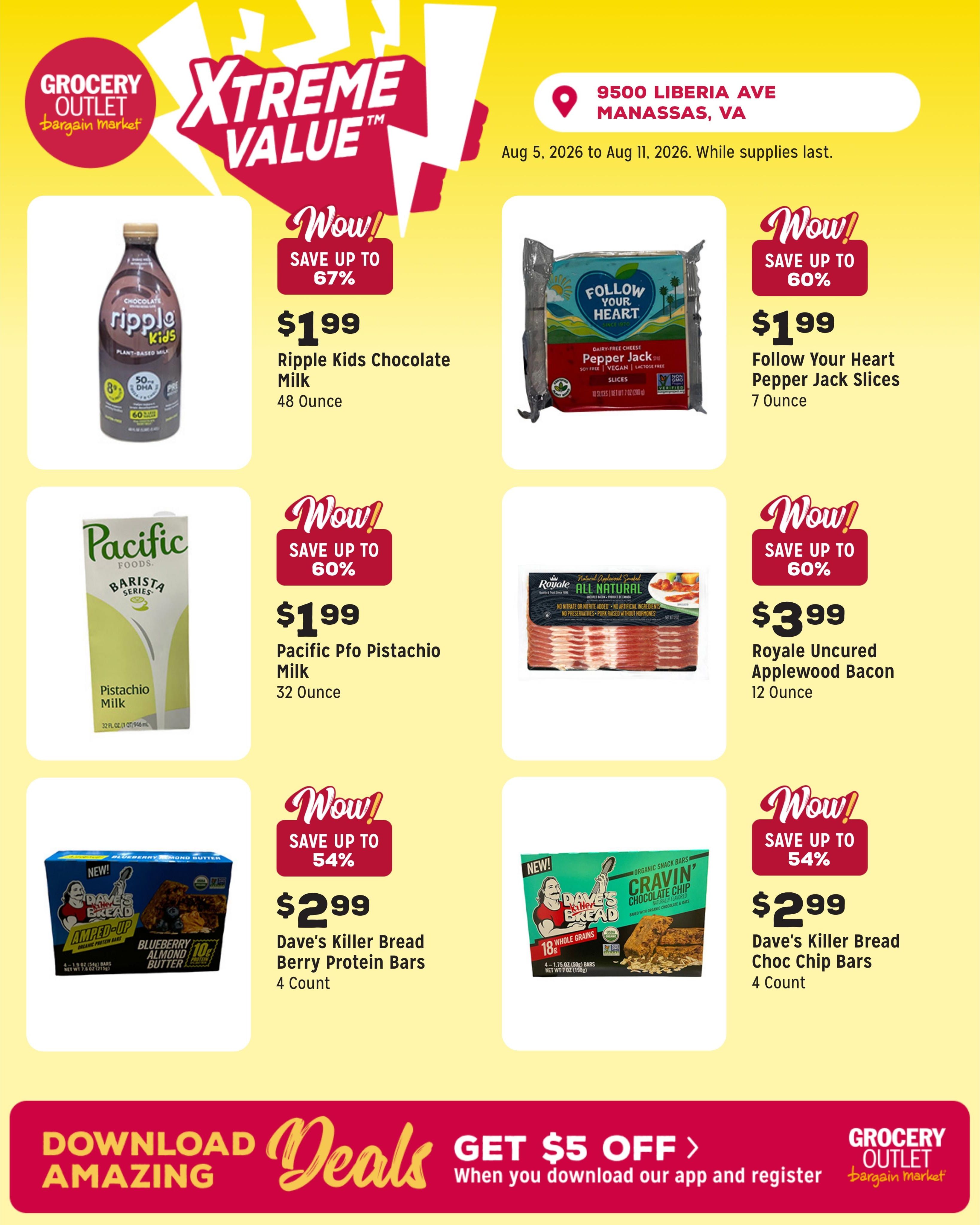 Grocery Outlet (Lignum–Goldvein Area, VA) Weekly Ad August 5 - 11, 2026
