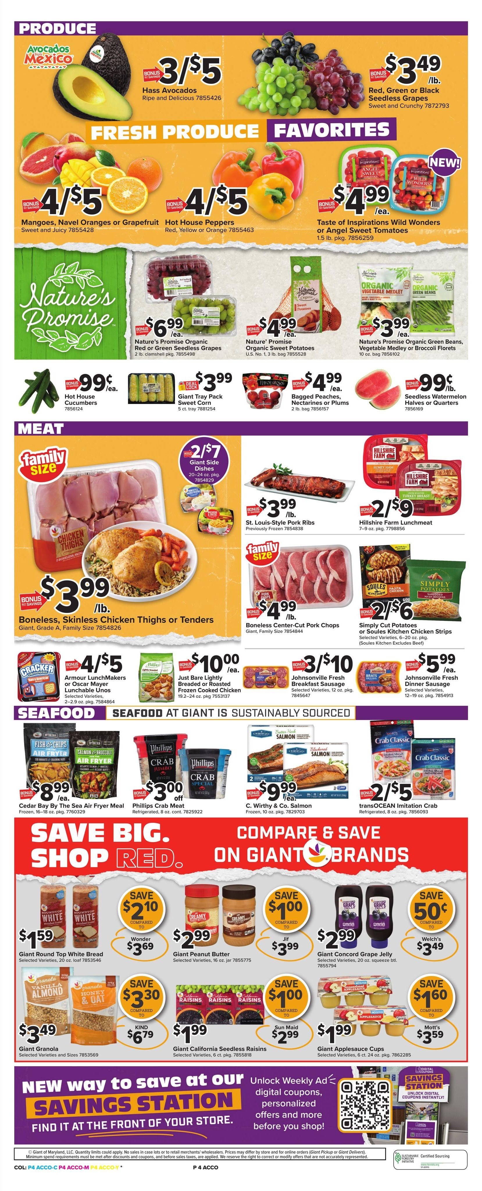 Giant Food (VA, WV) Weekly Ad August 7 - 13, 2026