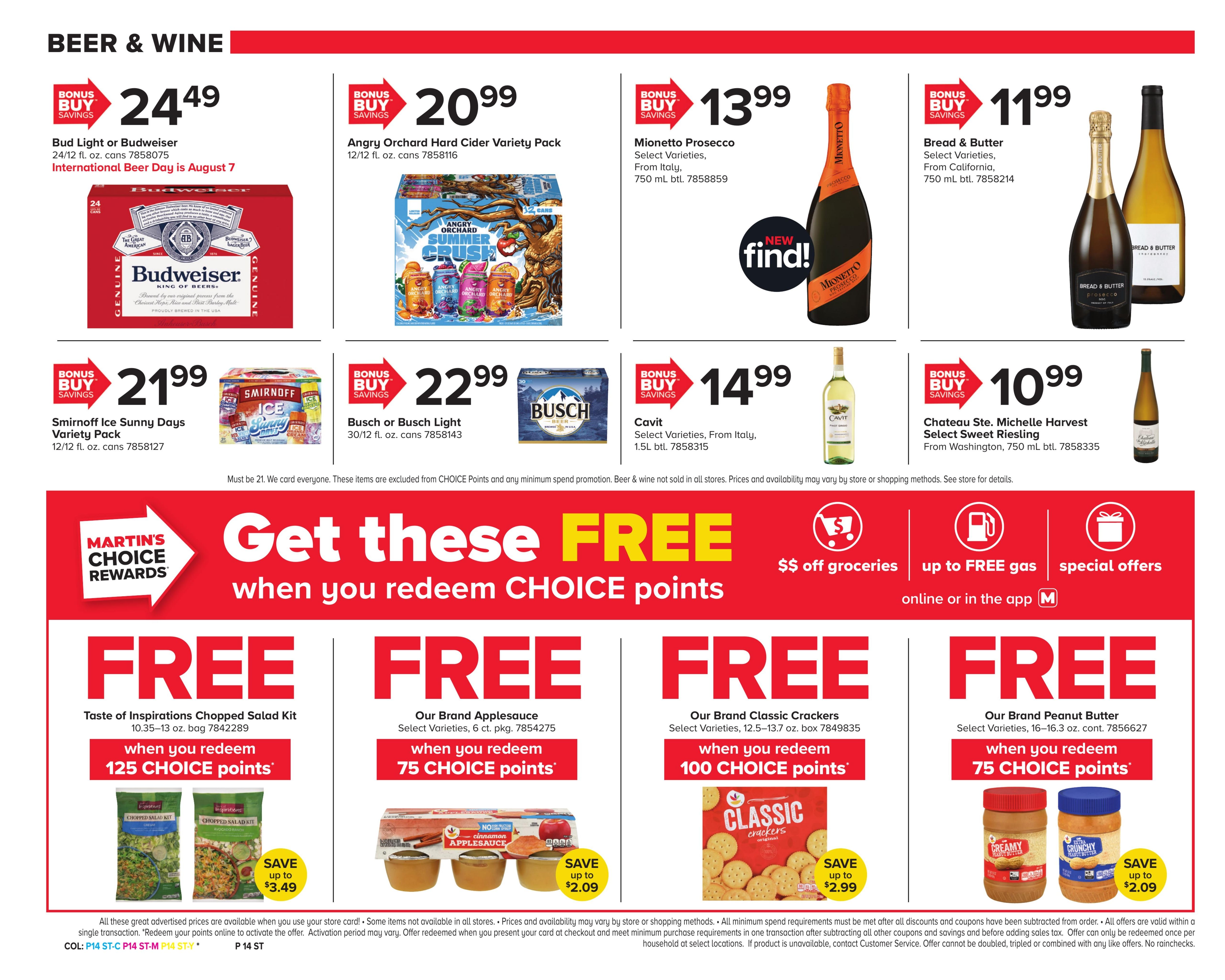 Martin's Food Market (Lignum–Harrisonburg Area, VA) Weekly Ad August 7 - 13, 2026
