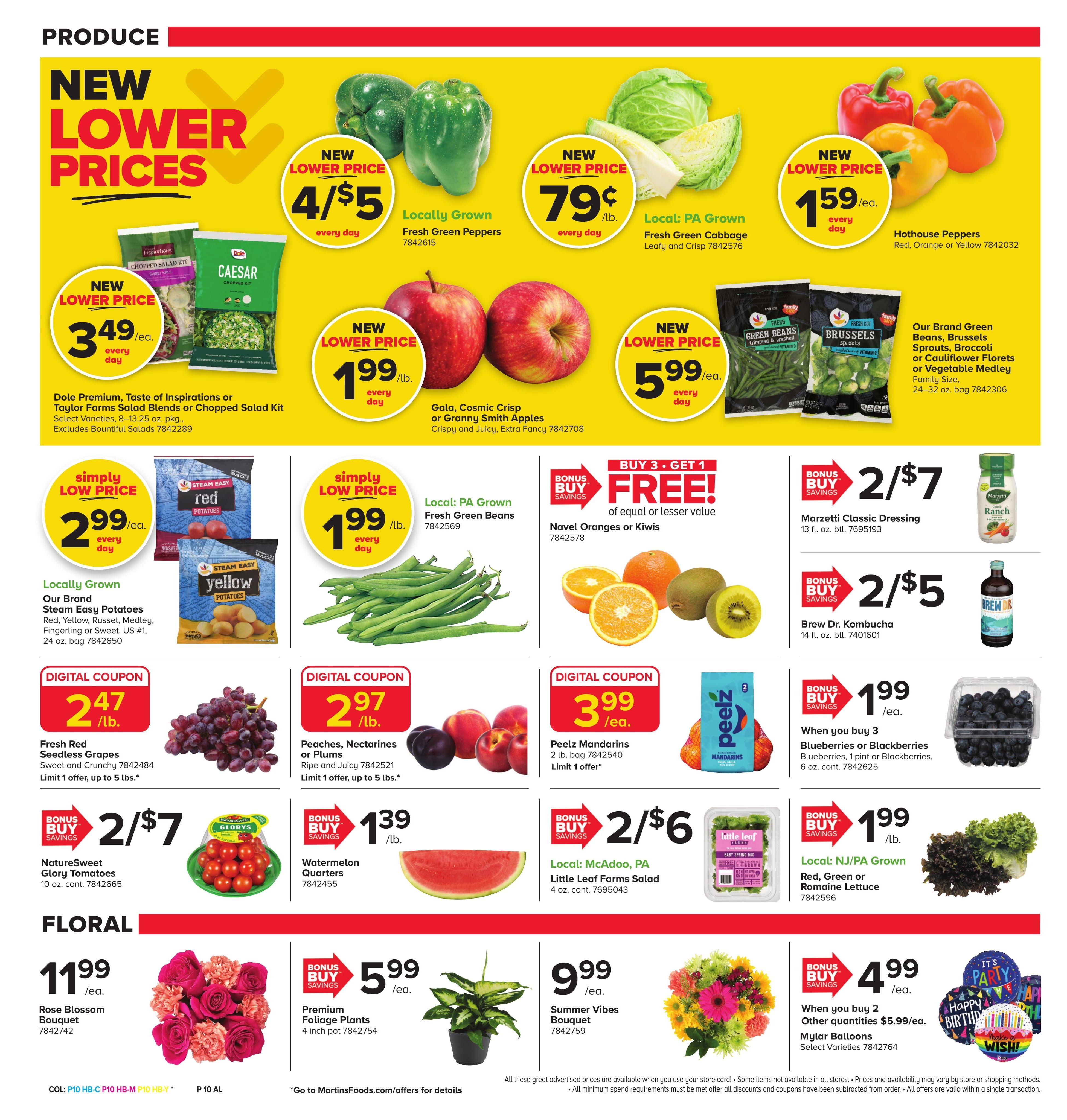Martin's Food Market (Lignum–Harrisonburg Area, VA) Weekly Ad August 7 - 13, 2026