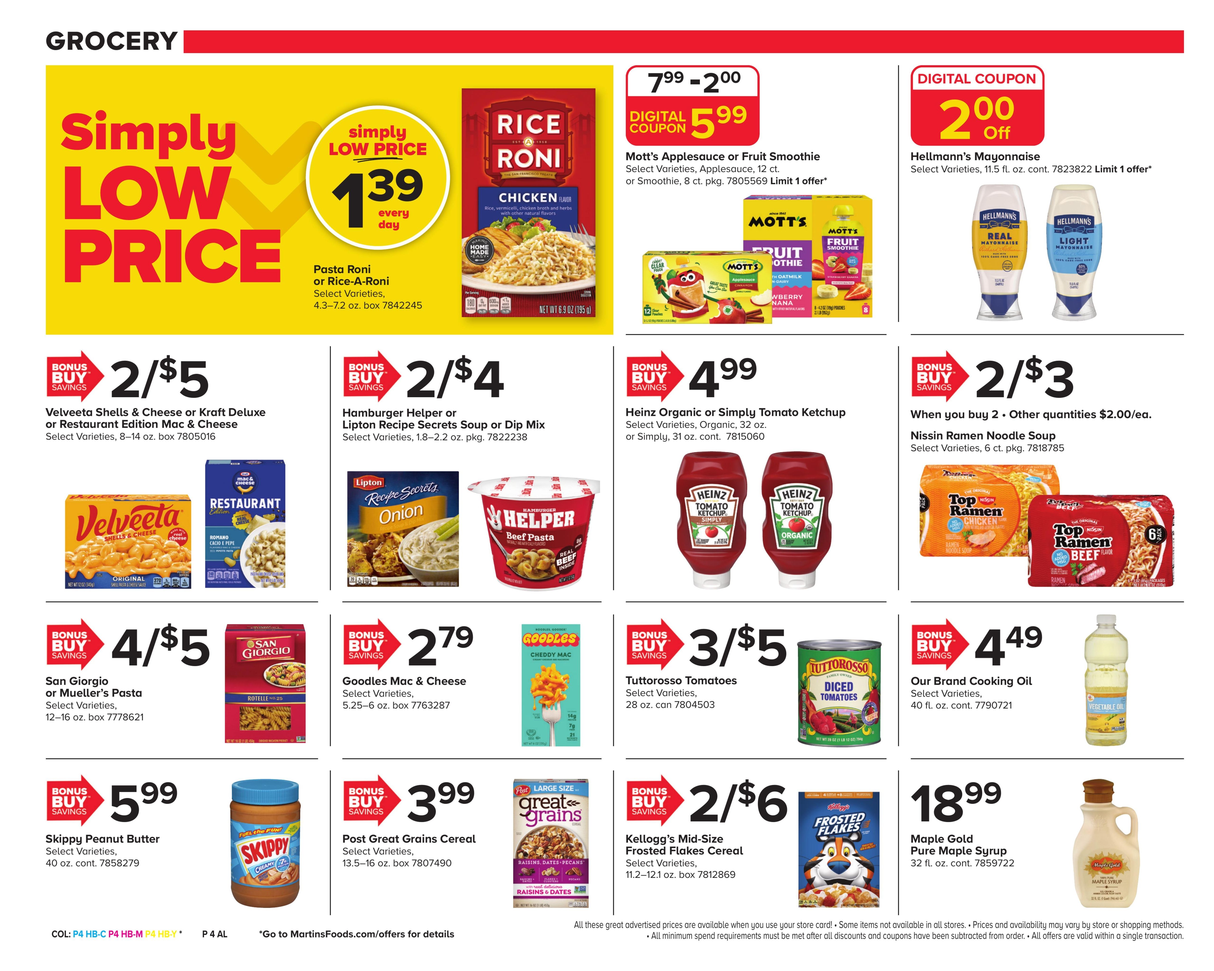 Martin's Food Market (Lignum–Harrisonburg Area, VA) Weekly Ad August 7 - 13, 2026
