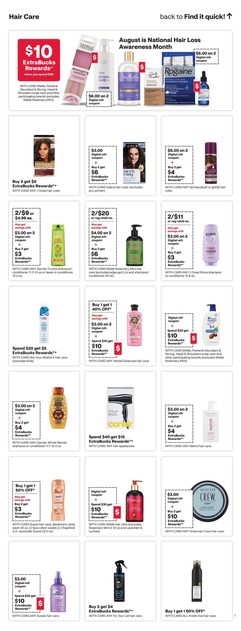 CVS Pharmacy (MI, NM) Weekly Ad August 9 - 15, 2026