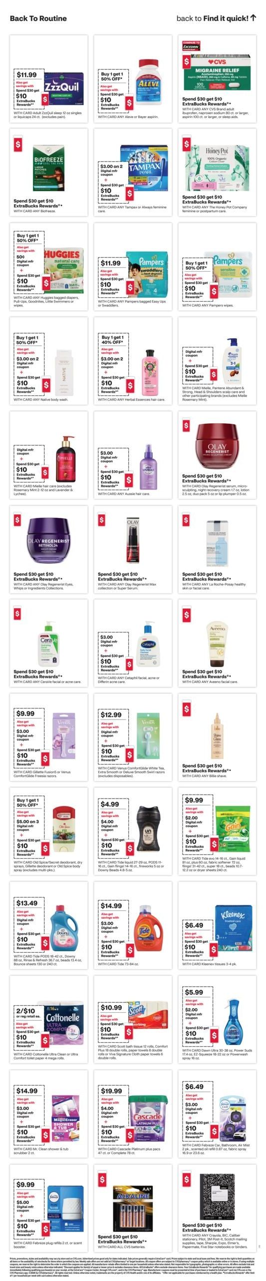 CVS Pharmacy (MI, NM) Weekly Ad August 9 - 15, 2026