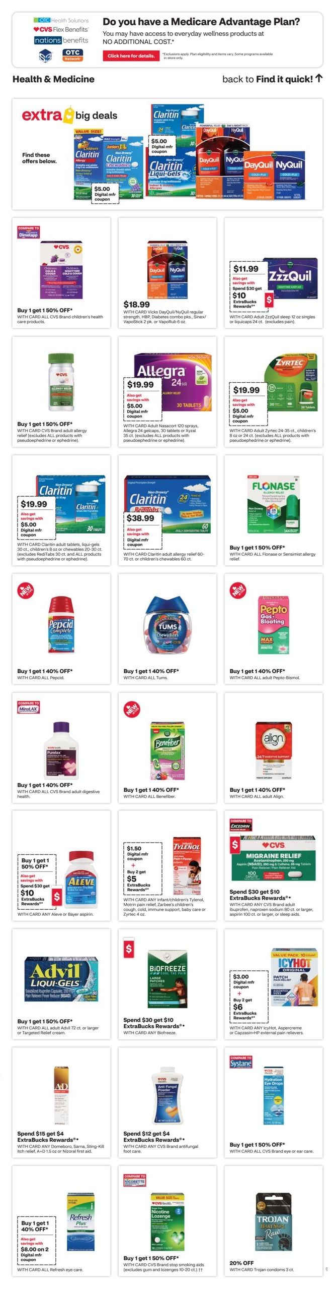 CVS Pharmacy (MI, NM) Weekly Ad August 9 - 15, 2026