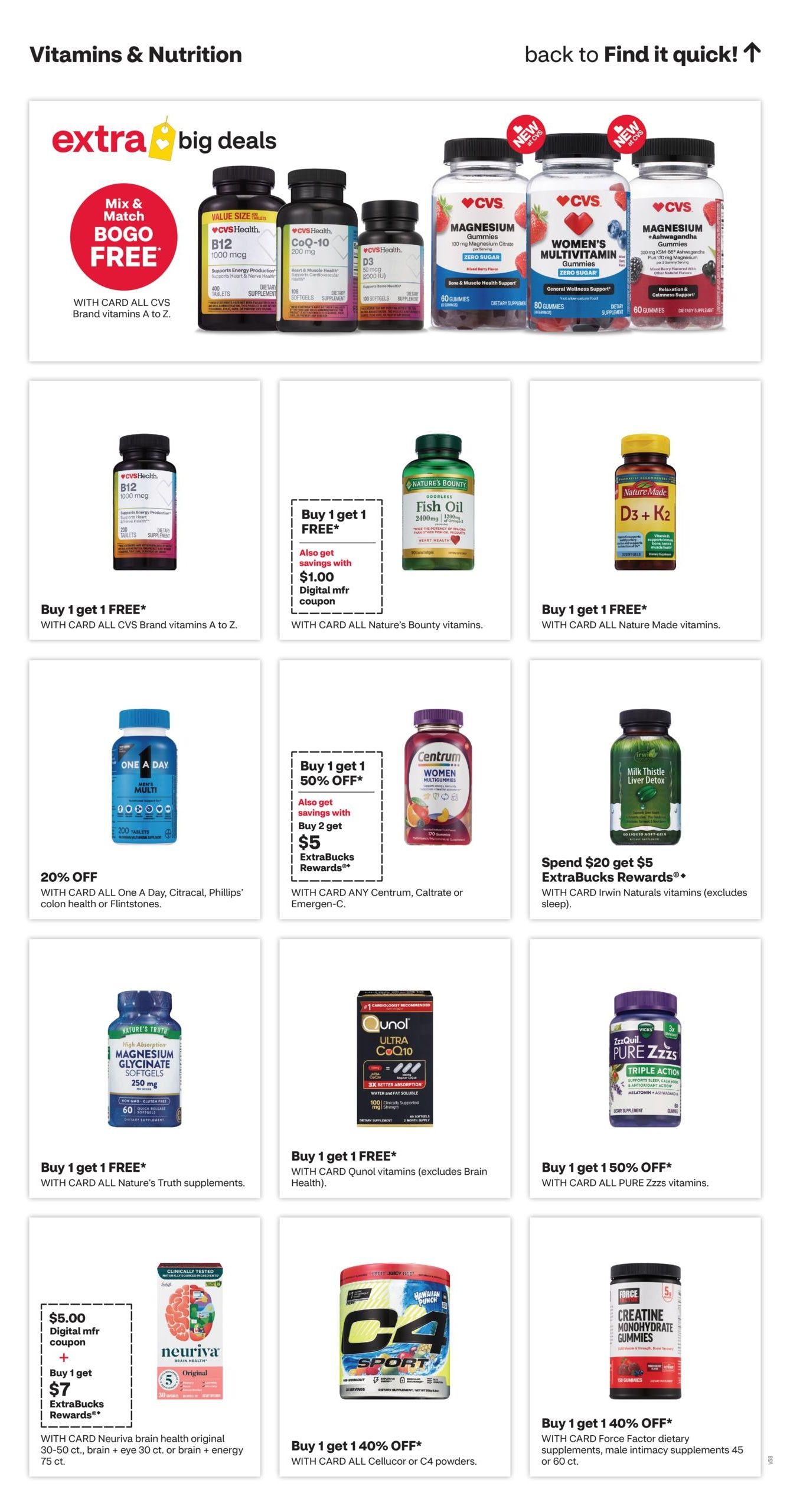 CVS Pharmacy (MI, NM) Weekly Ad August 9 - 15, 2026
