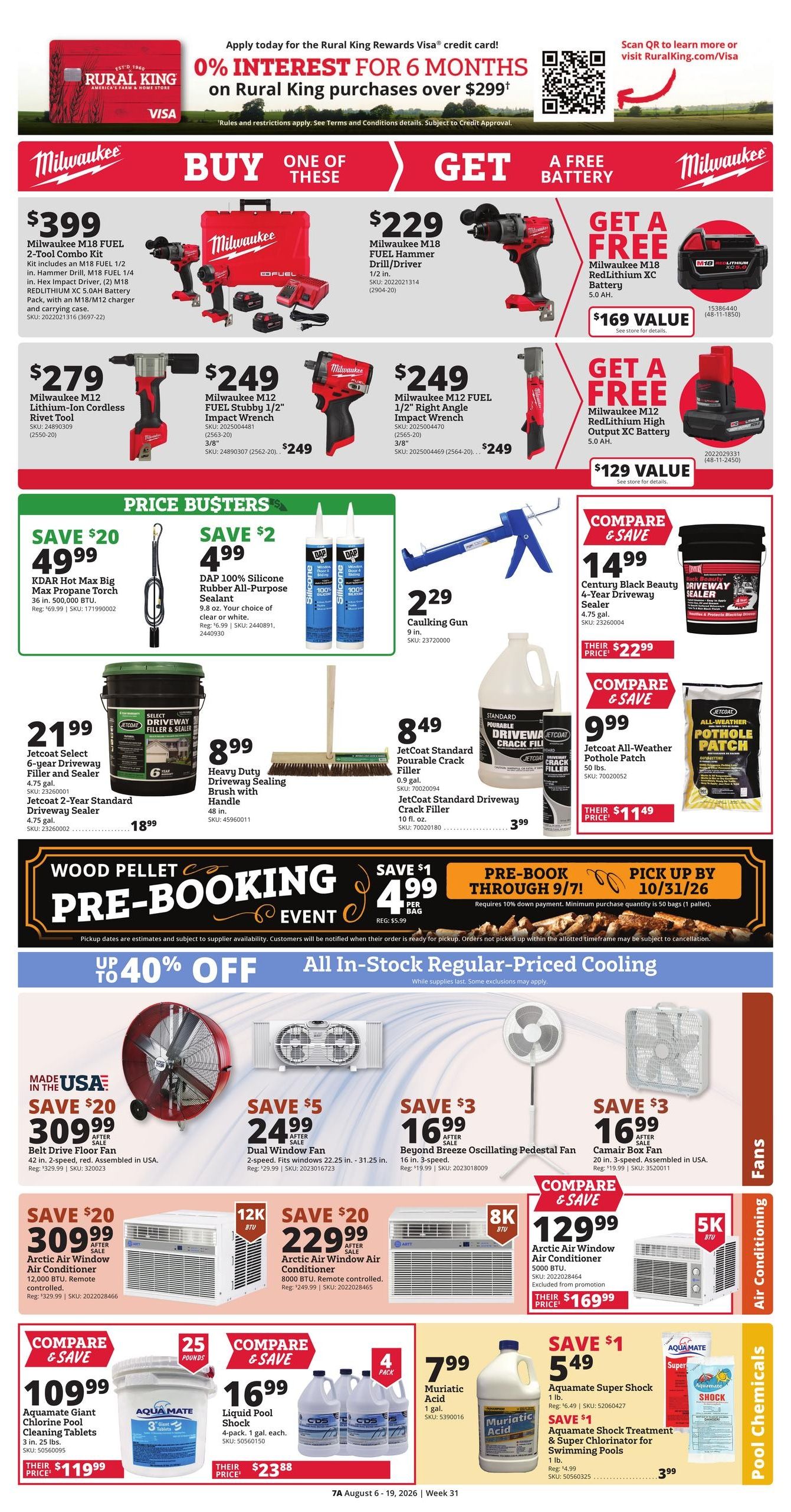 Rural King (Aurora Area, IL) Weekly Ad August 6 - 19, 2026