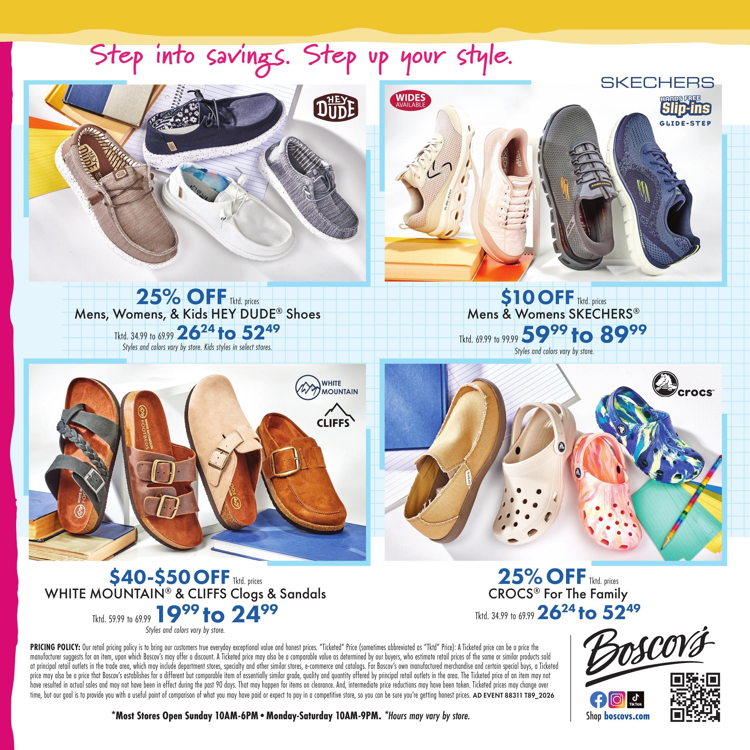 Boscov's (Bethany Beach Area, DE) Boscov’s Weekly Weekly Ad August 6 - 19, 2026