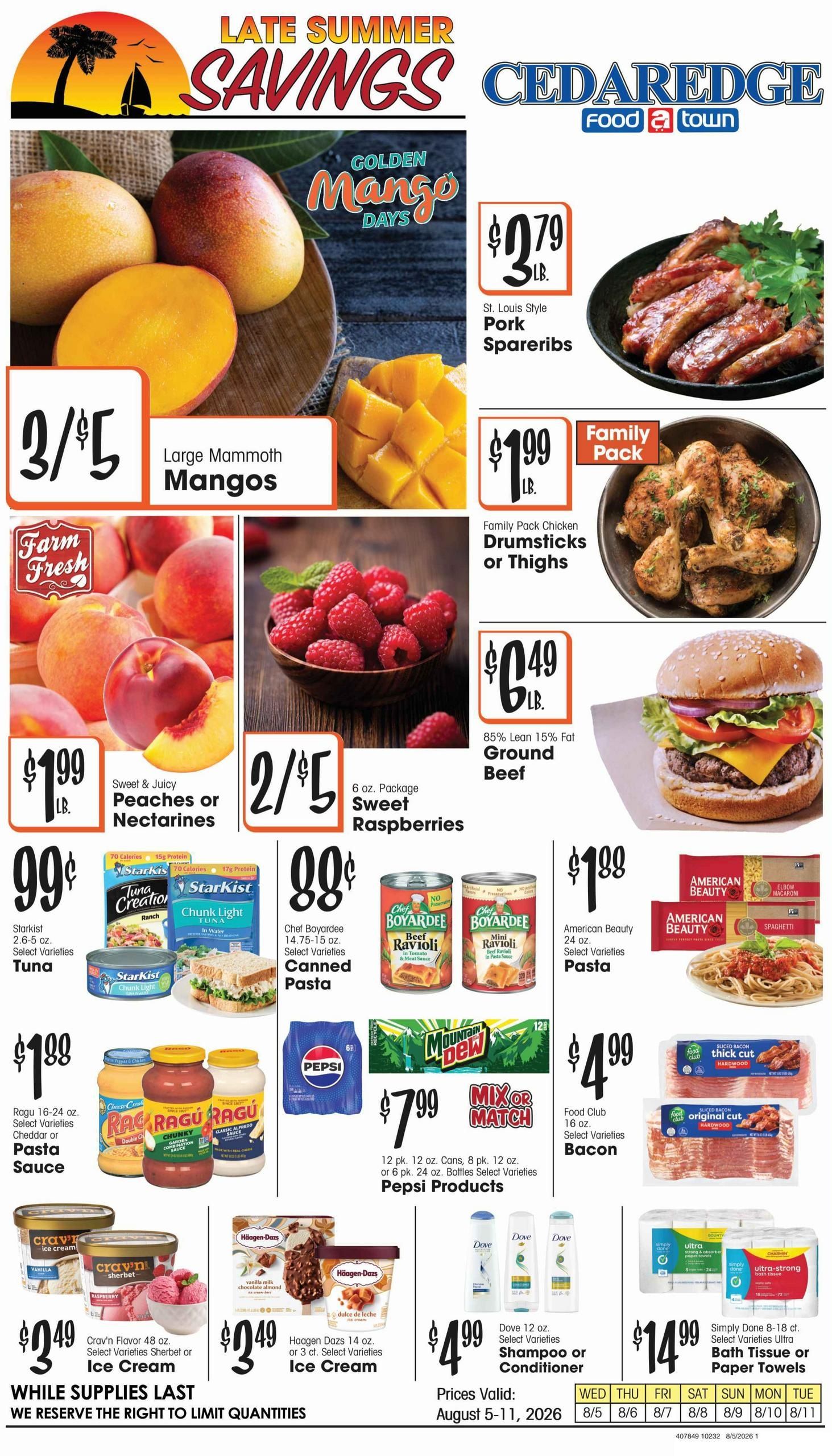 Cedaredge Foodtown Weekly Ad August 5 - 11, 2026