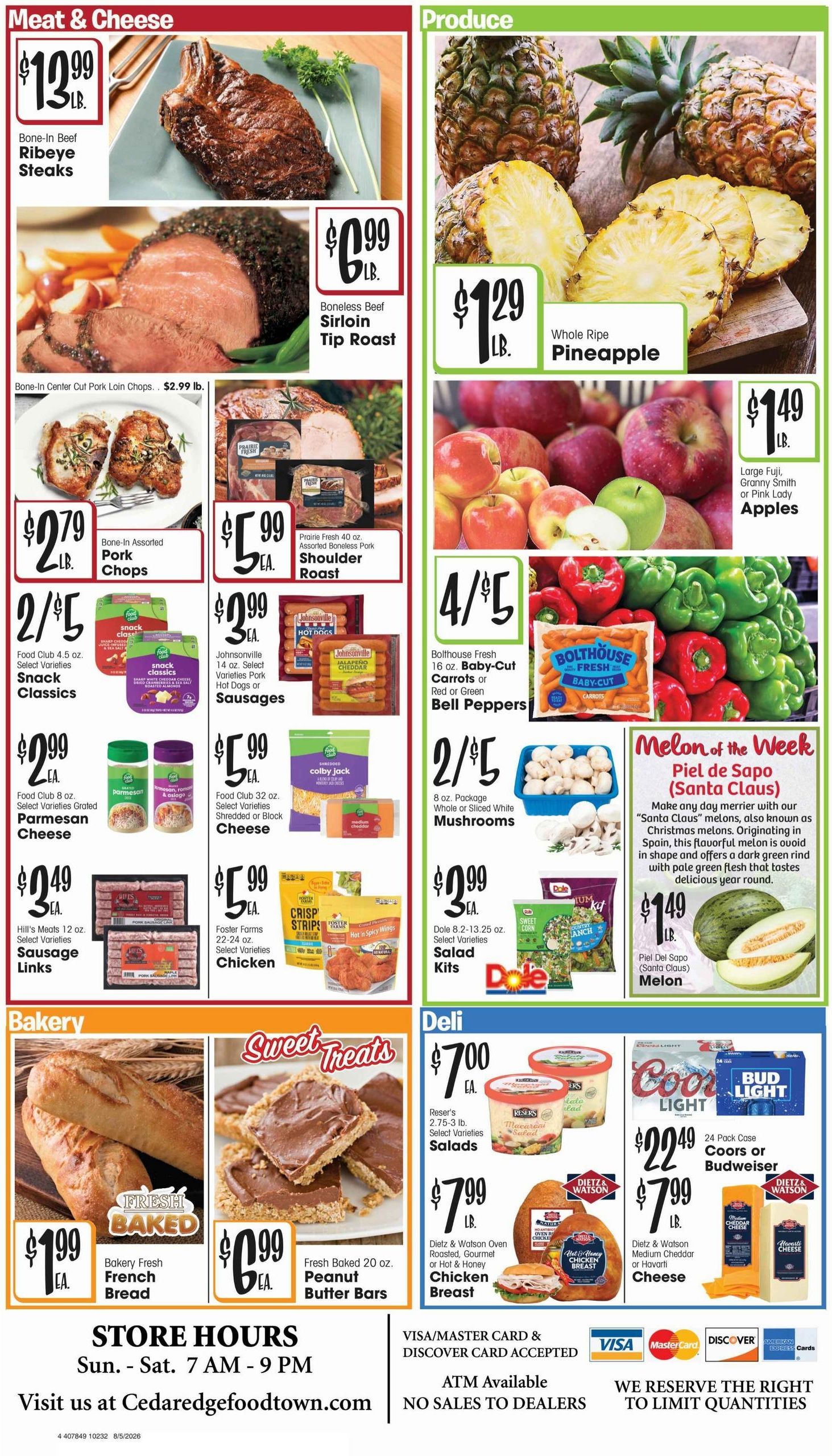 Cedaredge Foodtown Weekly Ad August 5 - 11, 2026