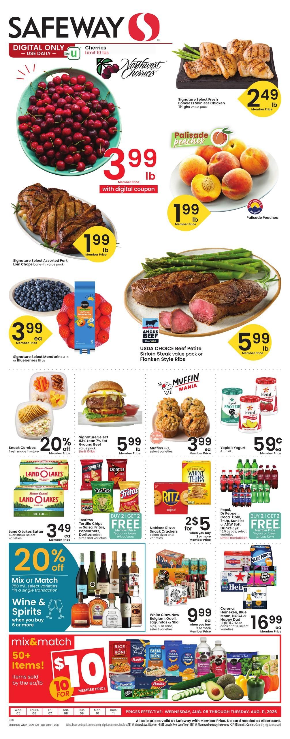 Safeway (Littleton Area, CO) Weekly Ad August 5 - 11, 2026