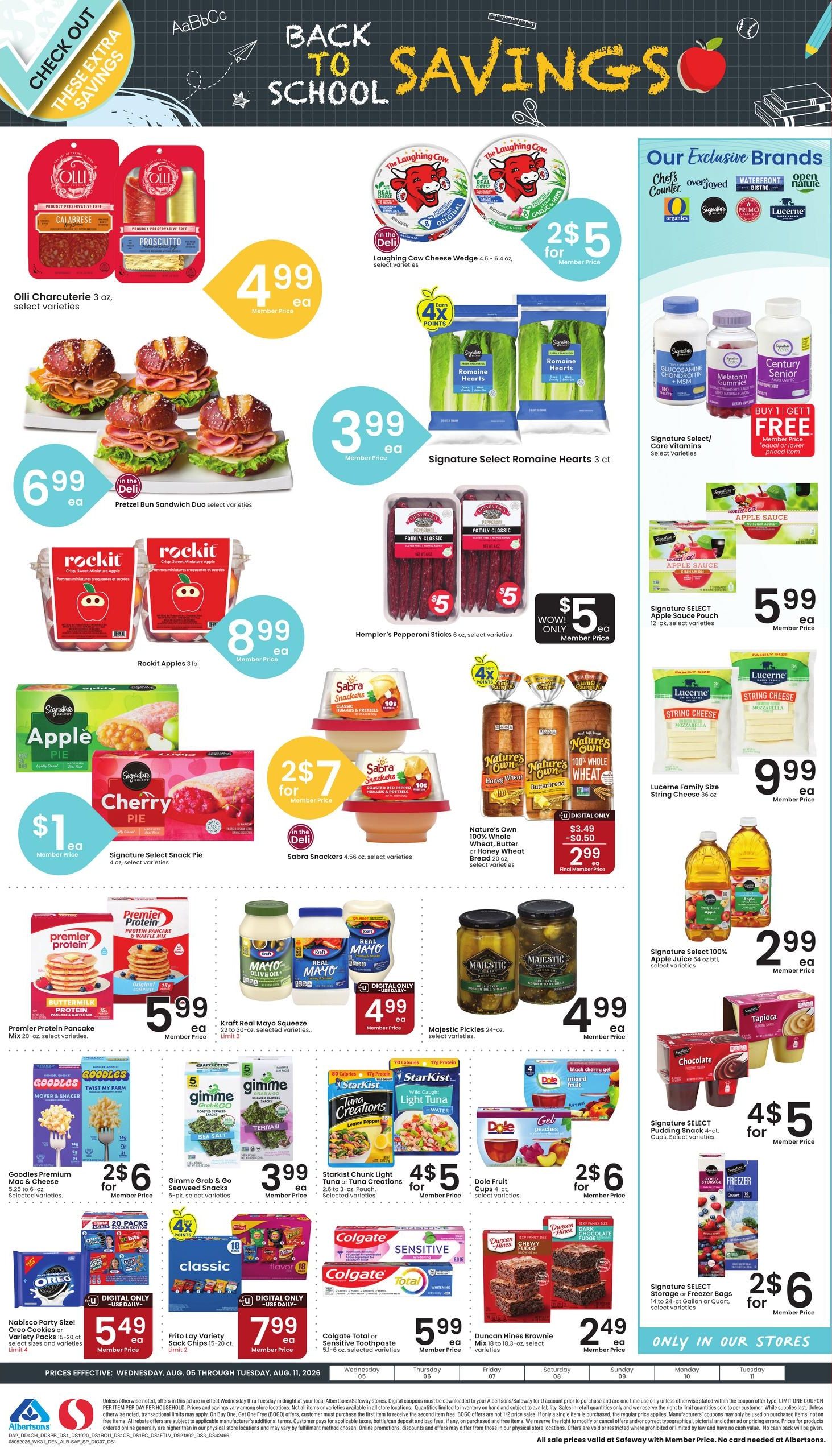 Safeway (Littleton Area, CO) Weekly Ad August 5 - 11, 2026