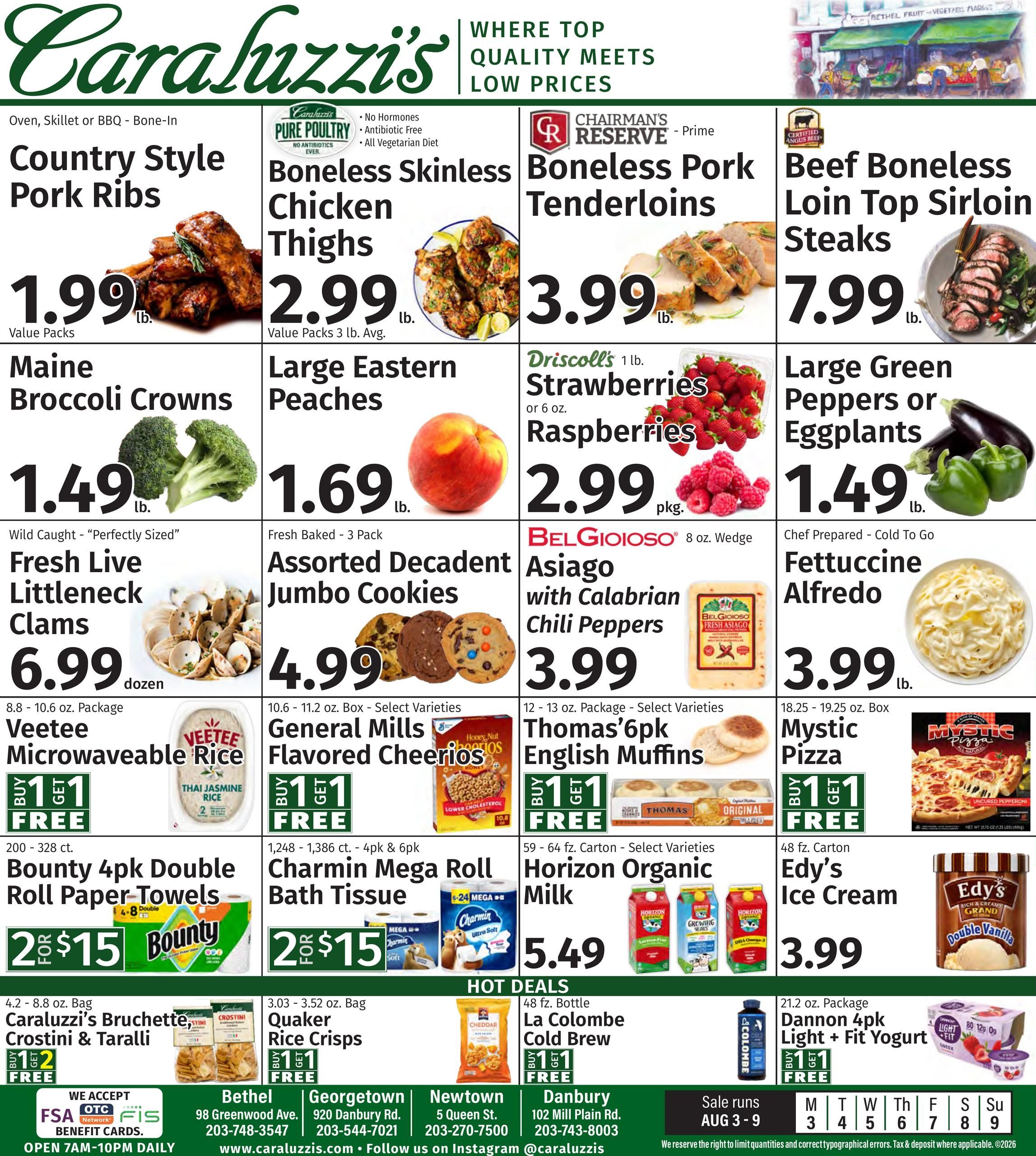 Caraluzzi's Weekly Ad August 3 - 9, 2026