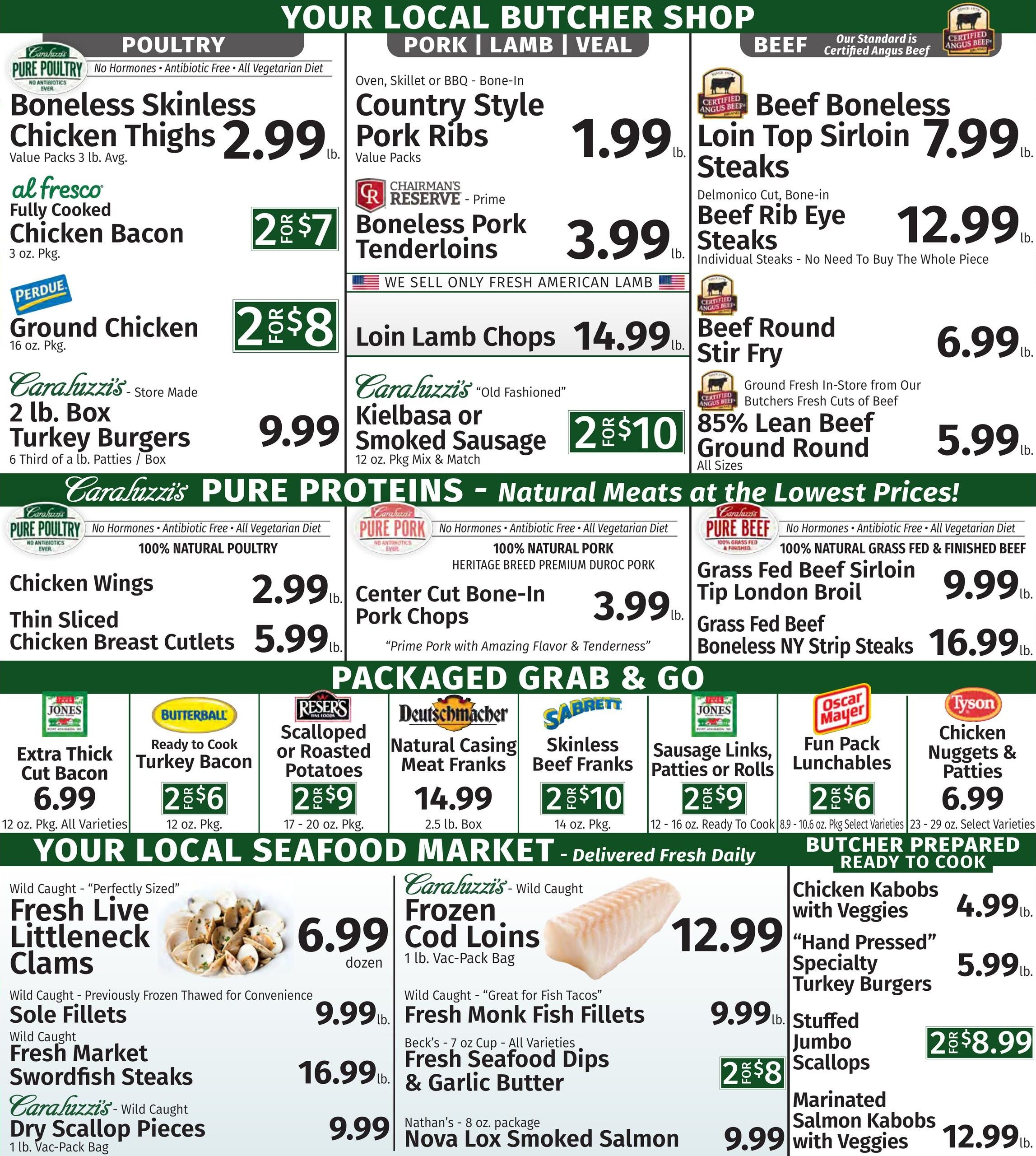Caraluzzi's Weekly Ad August 3 - 9, 2026