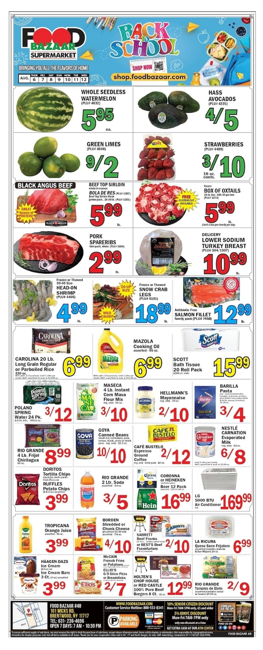 Food Bazaar Weekly Ad August 6 - 12, 2026