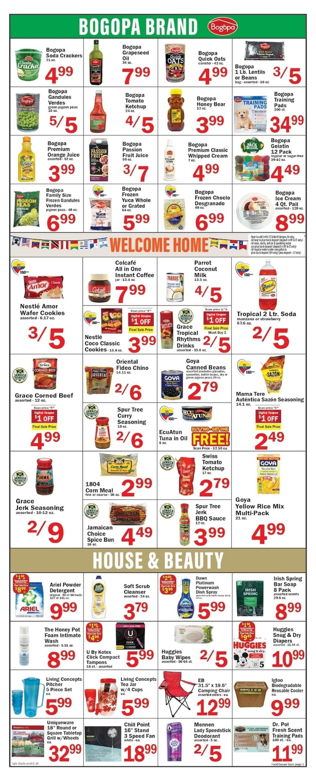 Food Bazaar Weekly Ad August 6 - 12, 2026