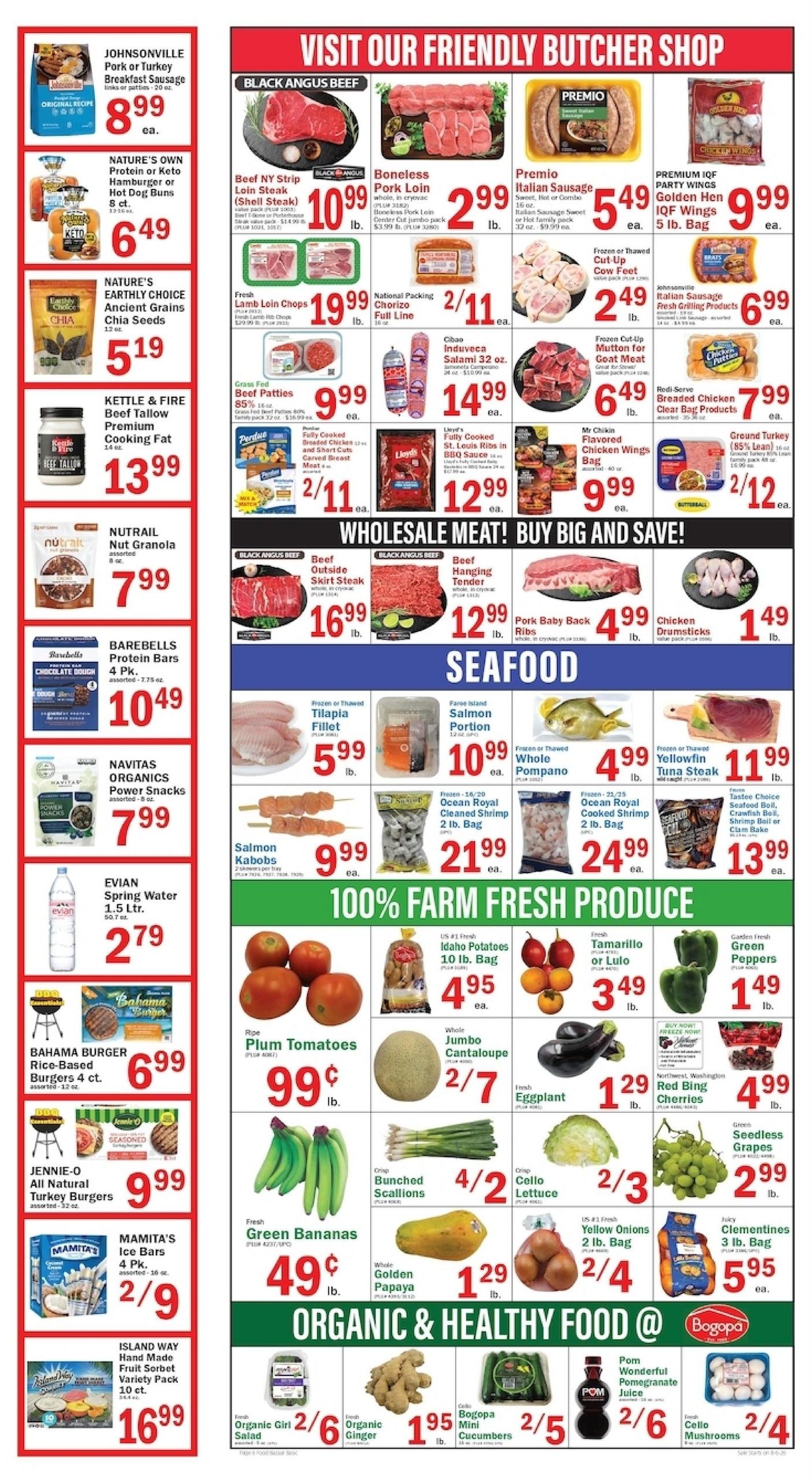 Food Bazaar Weekly Ad August 6 - 12, 2026