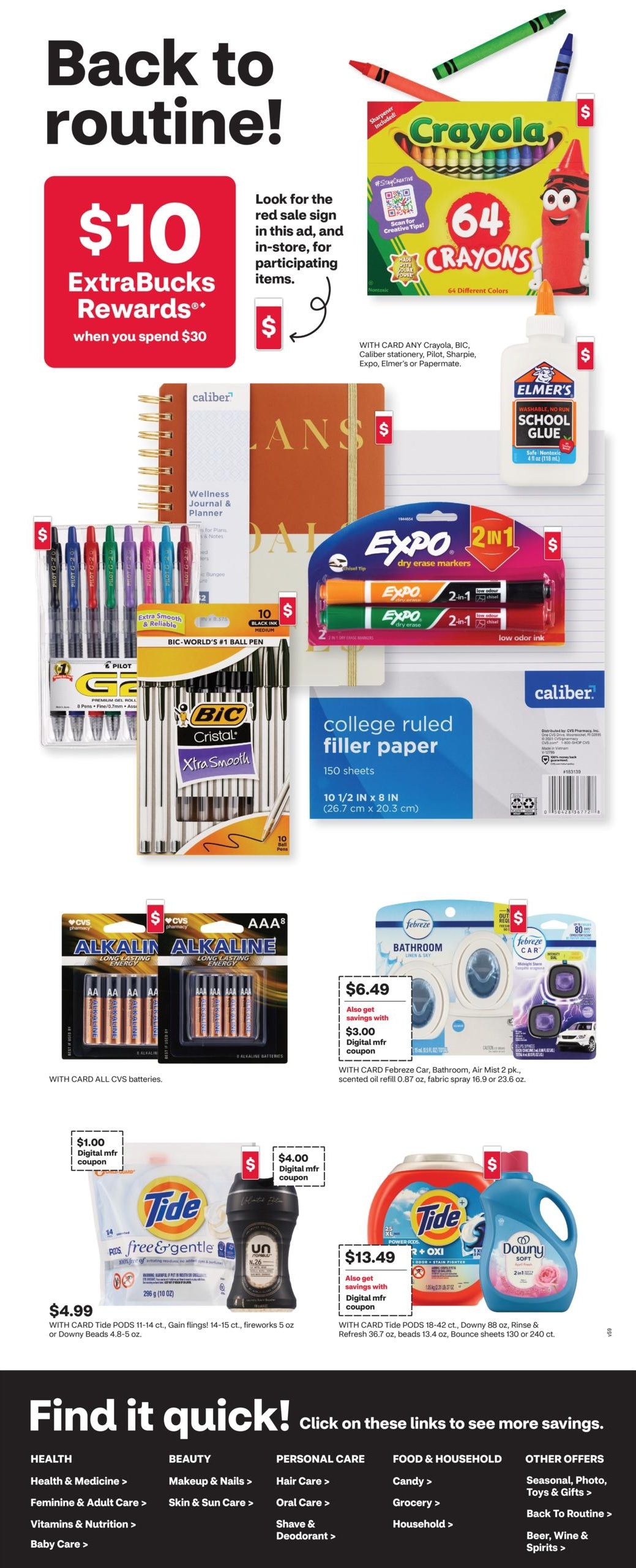 CVS Pharmacy (OR, WA) Weekly Ad August 9 - 15, 2026
