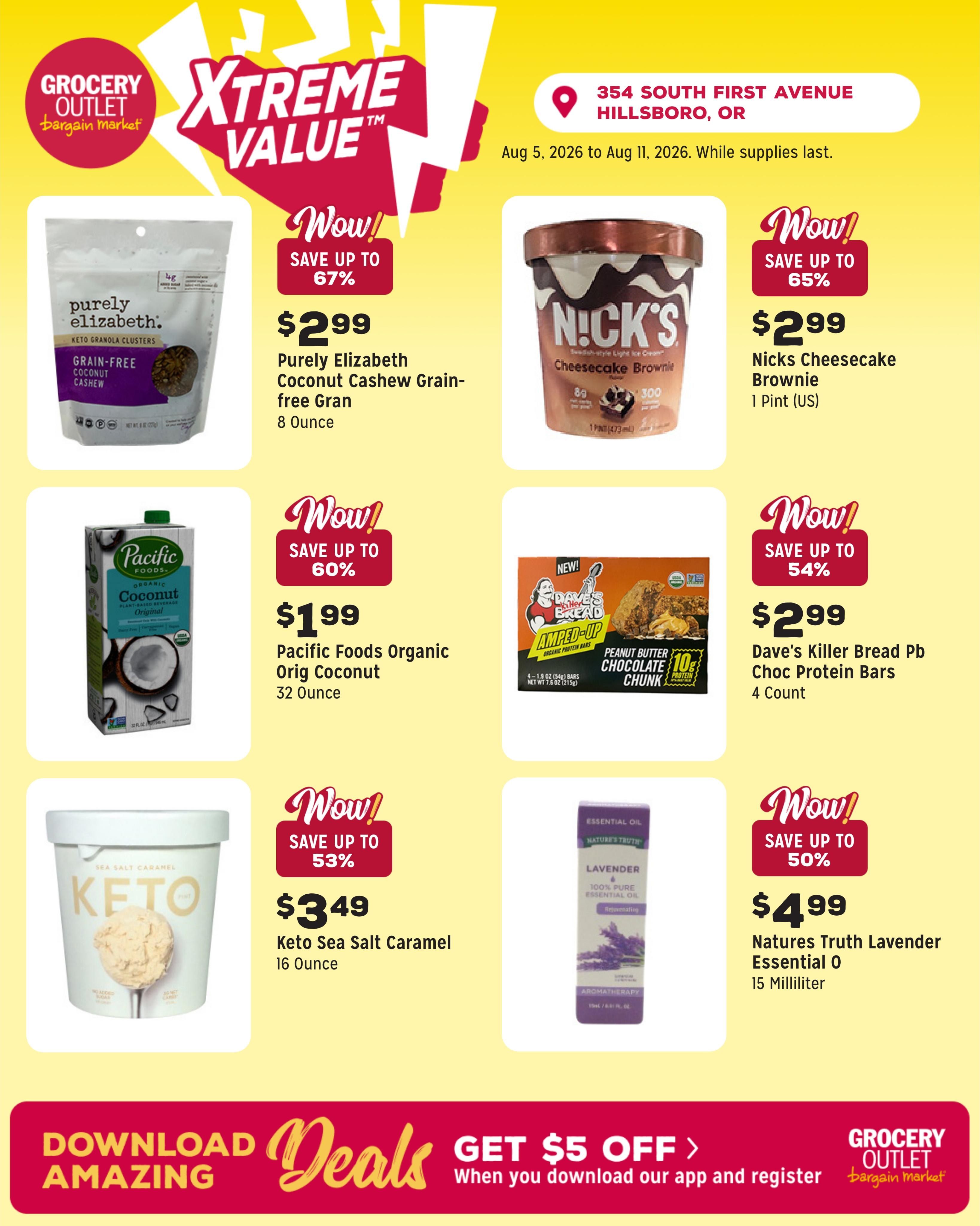 Grocery Outlet (Hillsboro–Gaston Area, OR) Weekly Ad August 5 - 11, 2026