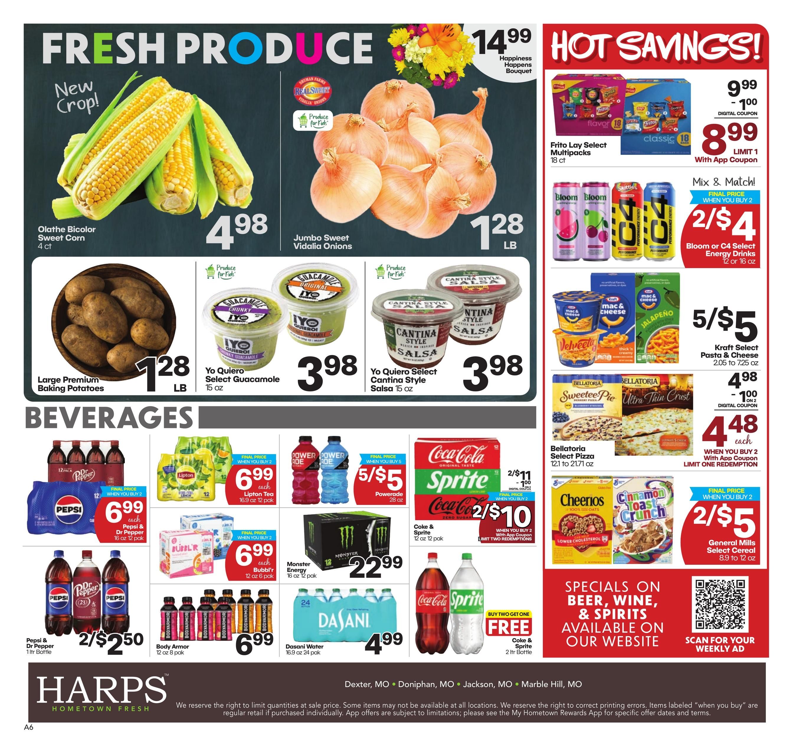 Harps Foods (Poplar Bluff Area, MO) Weekly Ad August 5 - 11, 2026