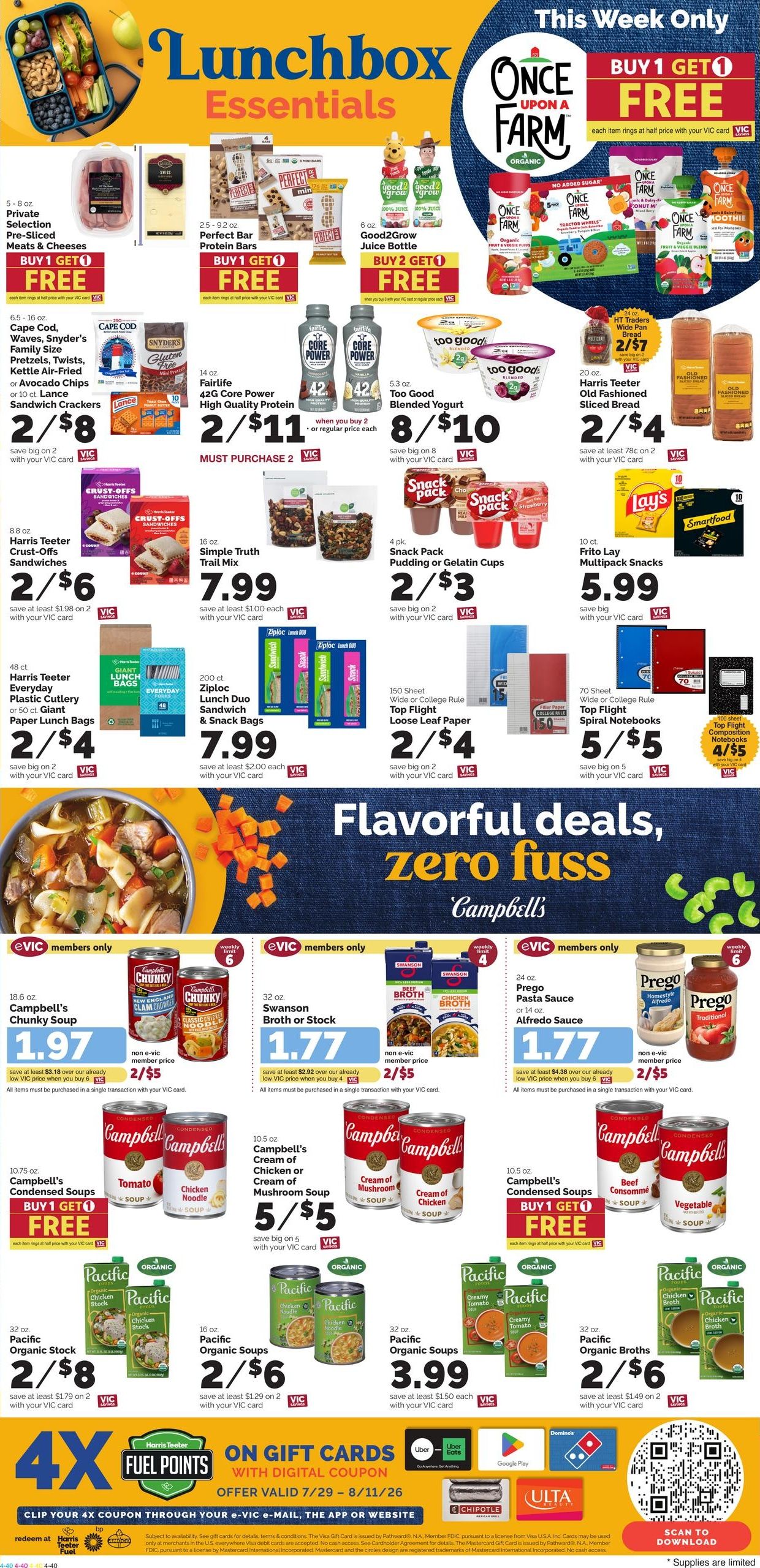 Harris Teeter (Alexandria–Oxon Hill Area, MD–VA) Weekly Ad August 5 - 11, 2026