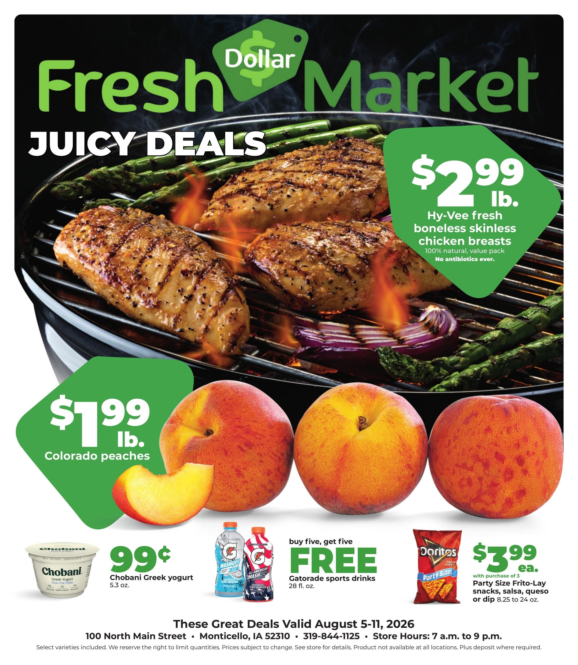 Hy-Vee (Dubuque Area, IA) Weekly Ad August 5 - 11, 2026