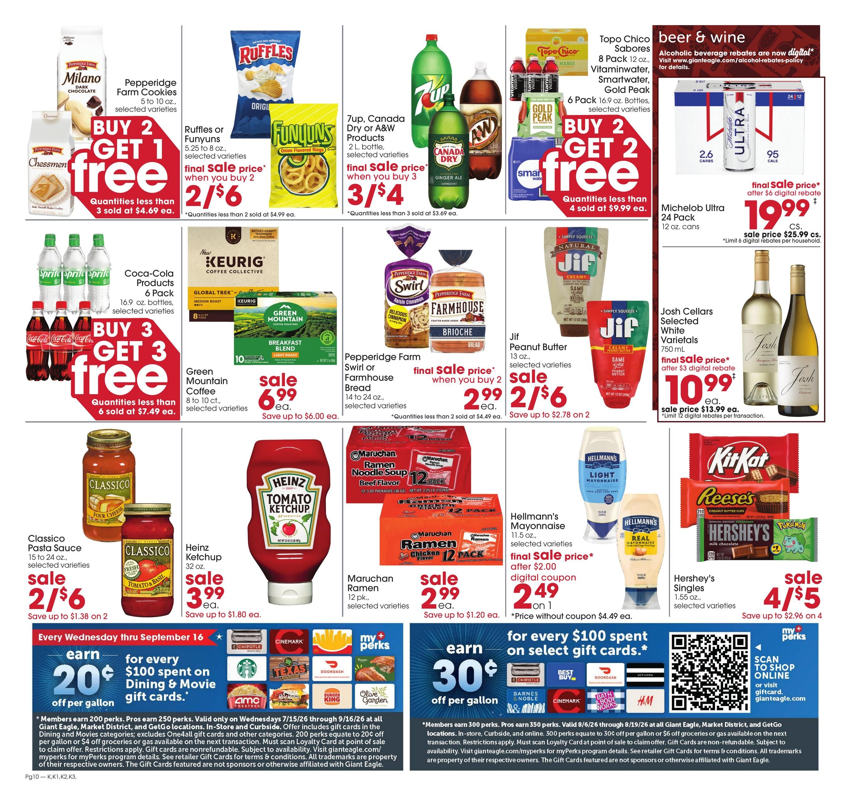 Giant Eagle (Clinton Area, OH) Weekly Ad August 6 - 12, 2026