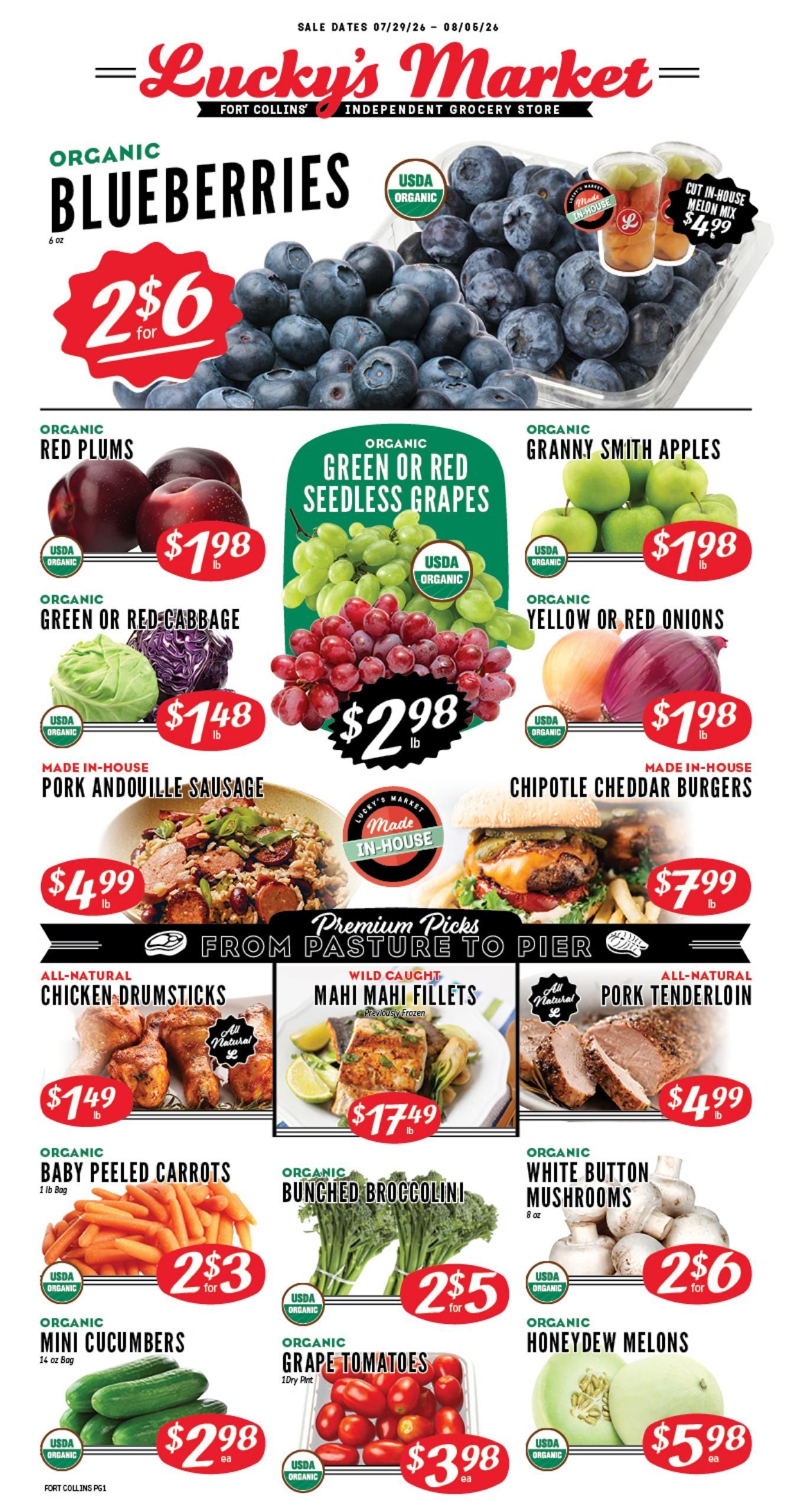 Lucky's Market (Fort Collins–Loveland Area, CO) Weekly Ad August 5 - 11, 2026