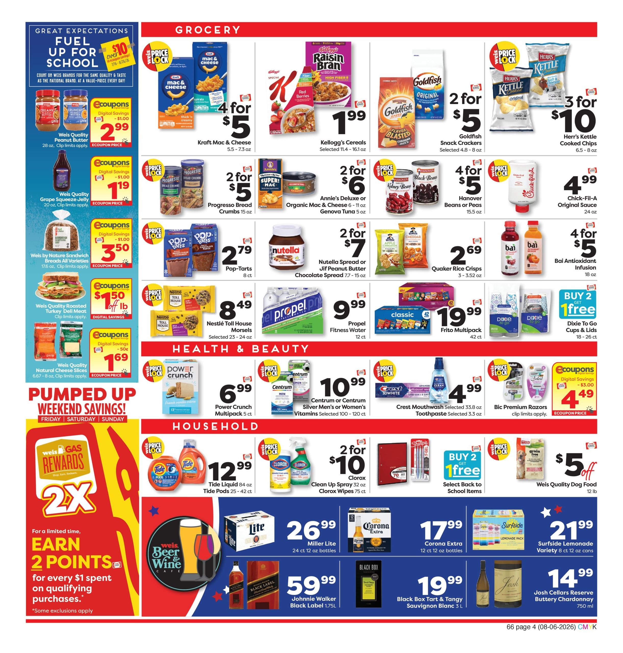 Weis Markets (New York–Kearny Area, NJ–NY) Weekly Ad August 6 - 12, 2026