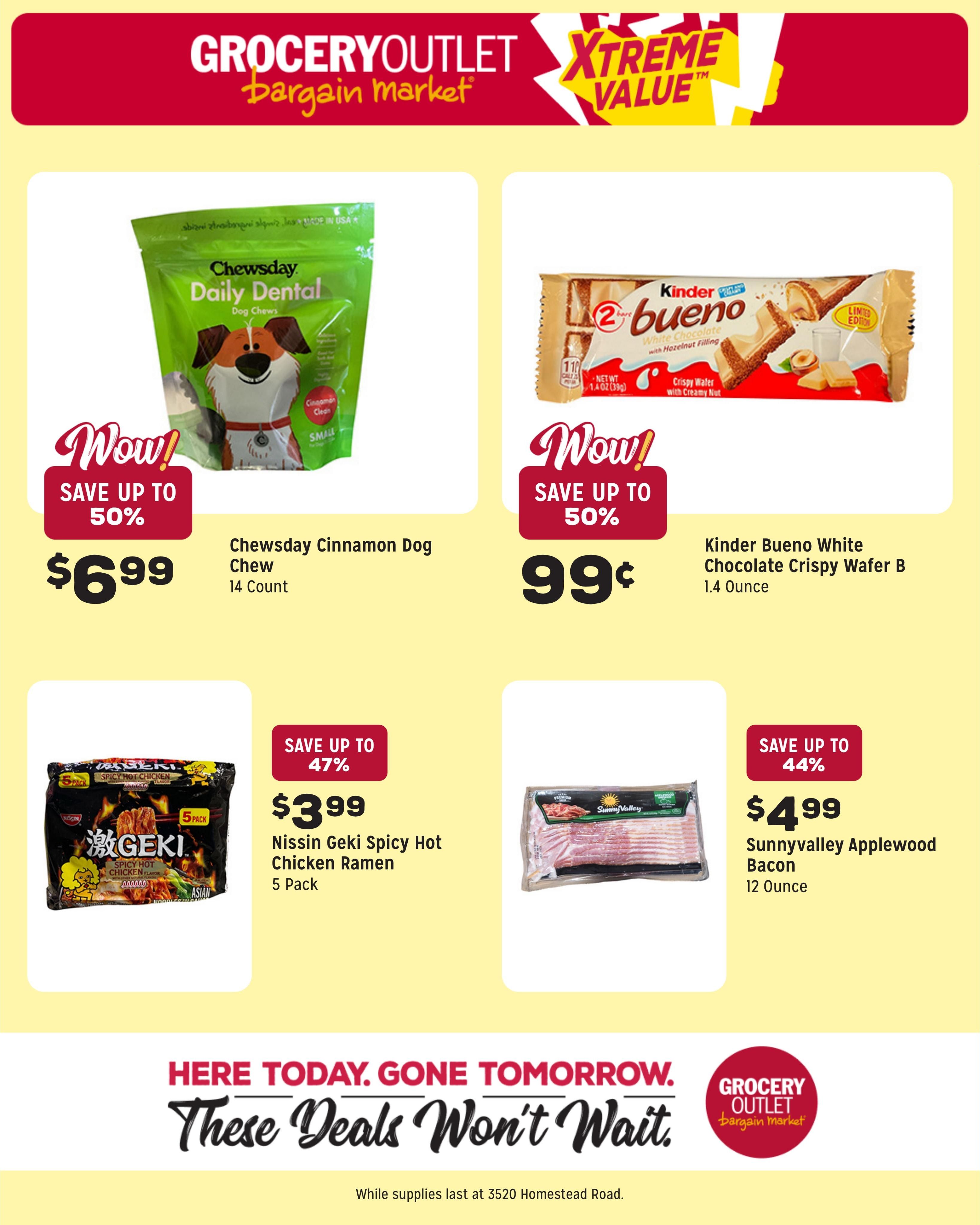 Grocery Outlet (Santa Clara–Cupertino Area, CA) Weekly Ad August 5 - 11, 2026