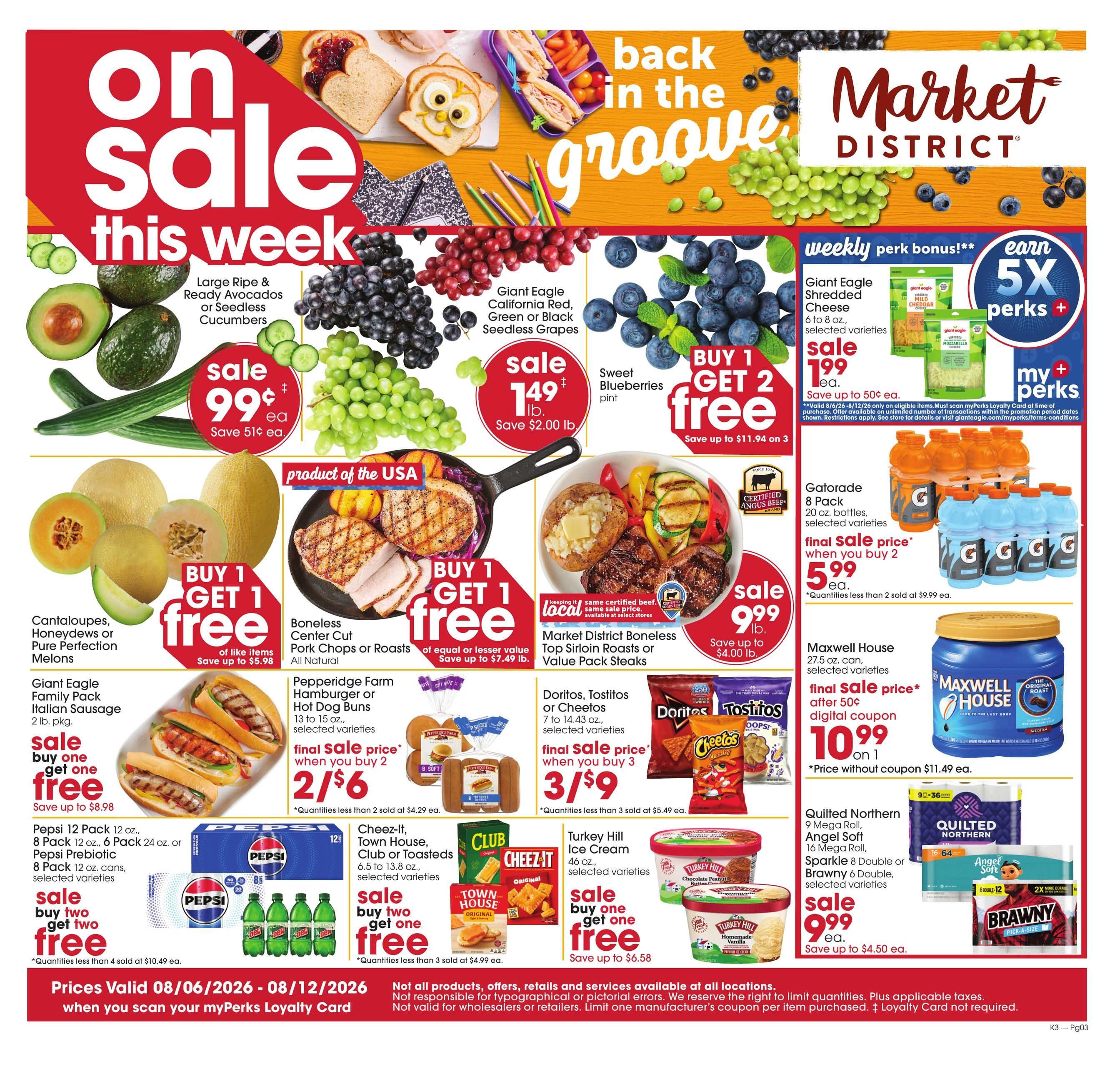 Giant Eagle (Uniontown–Green Area, OH) Weekly Ad August 6 - 12, 2026