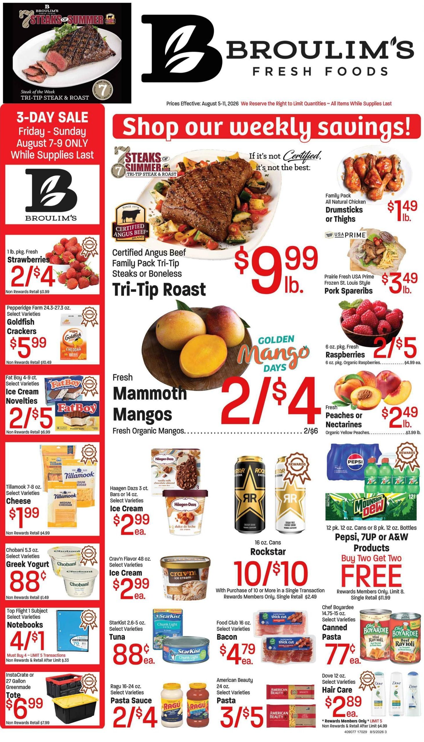 Broulim's (Ucon–Lewisville Area, ID) Weekly Ad August 5 - 11, 2026