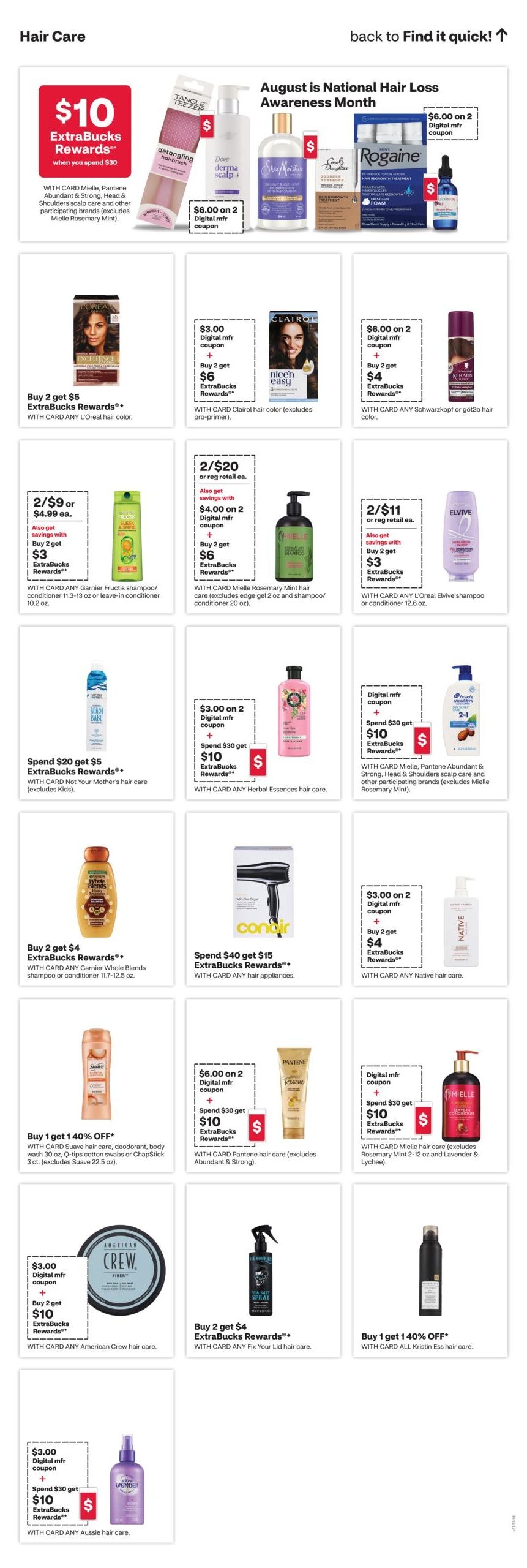 CVS Pharmacy (Chicago–Naperville Area, IL) Weekly Ad August 9 - 16, 2026