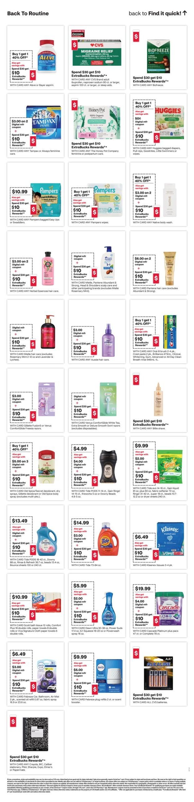 CVS Pharmacy (Chicago–Naperville Area, IL) Weekly Ad August 9 - 16, 2026
