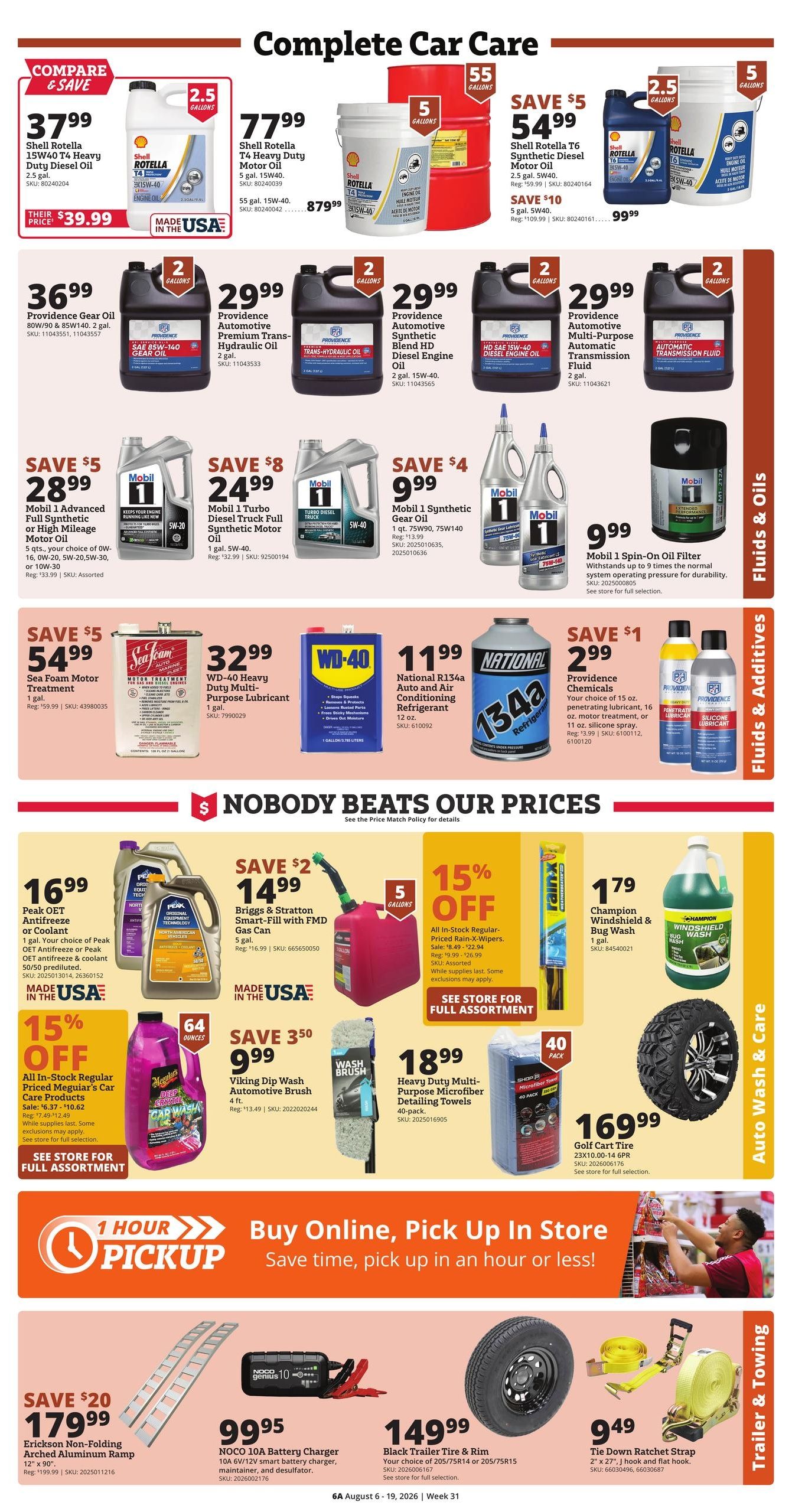 Rural King (Gainesville Area, FL) Weekly Ad August 6 - 19, 2026