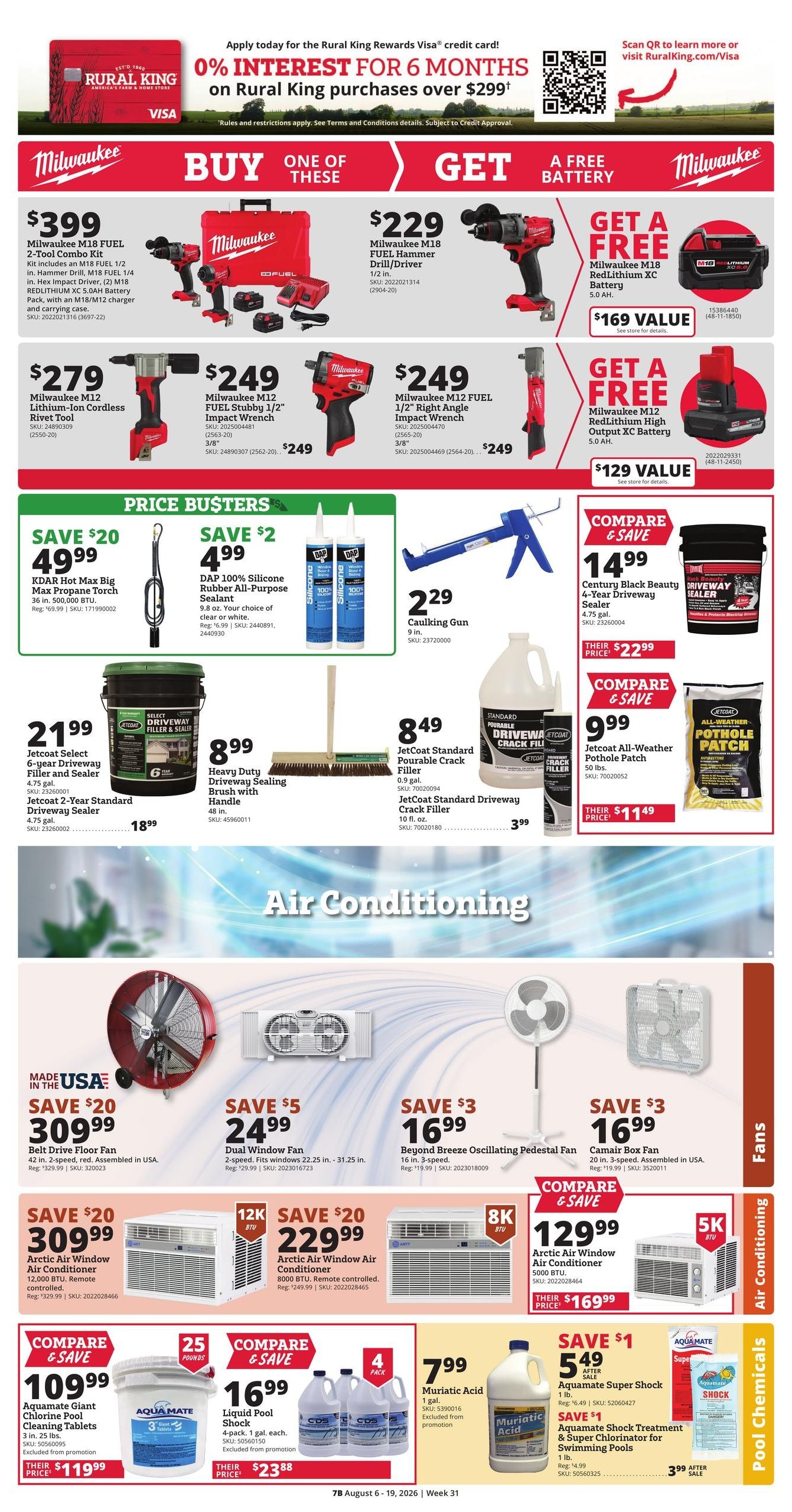 Rural King (Gainesville Area, FL) Weekly Ad August 6 - 19, 2026