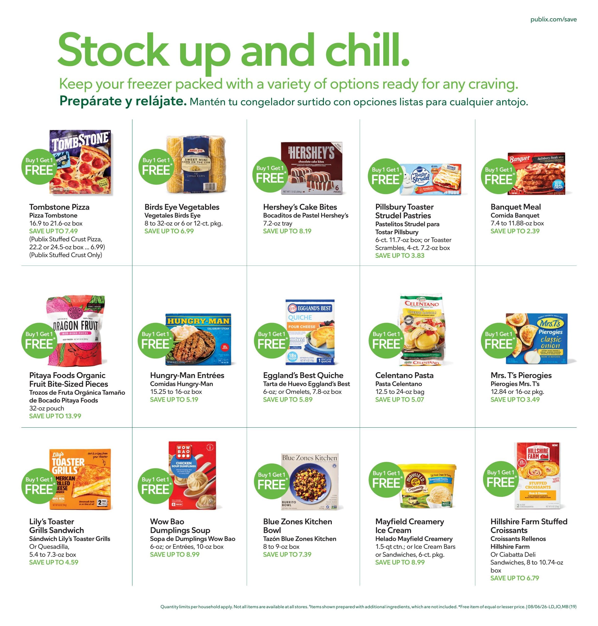 Publix (Boca Raton Area, FL) Anuncio Semanal Español Weekly Ad August 6 - 12, 2026