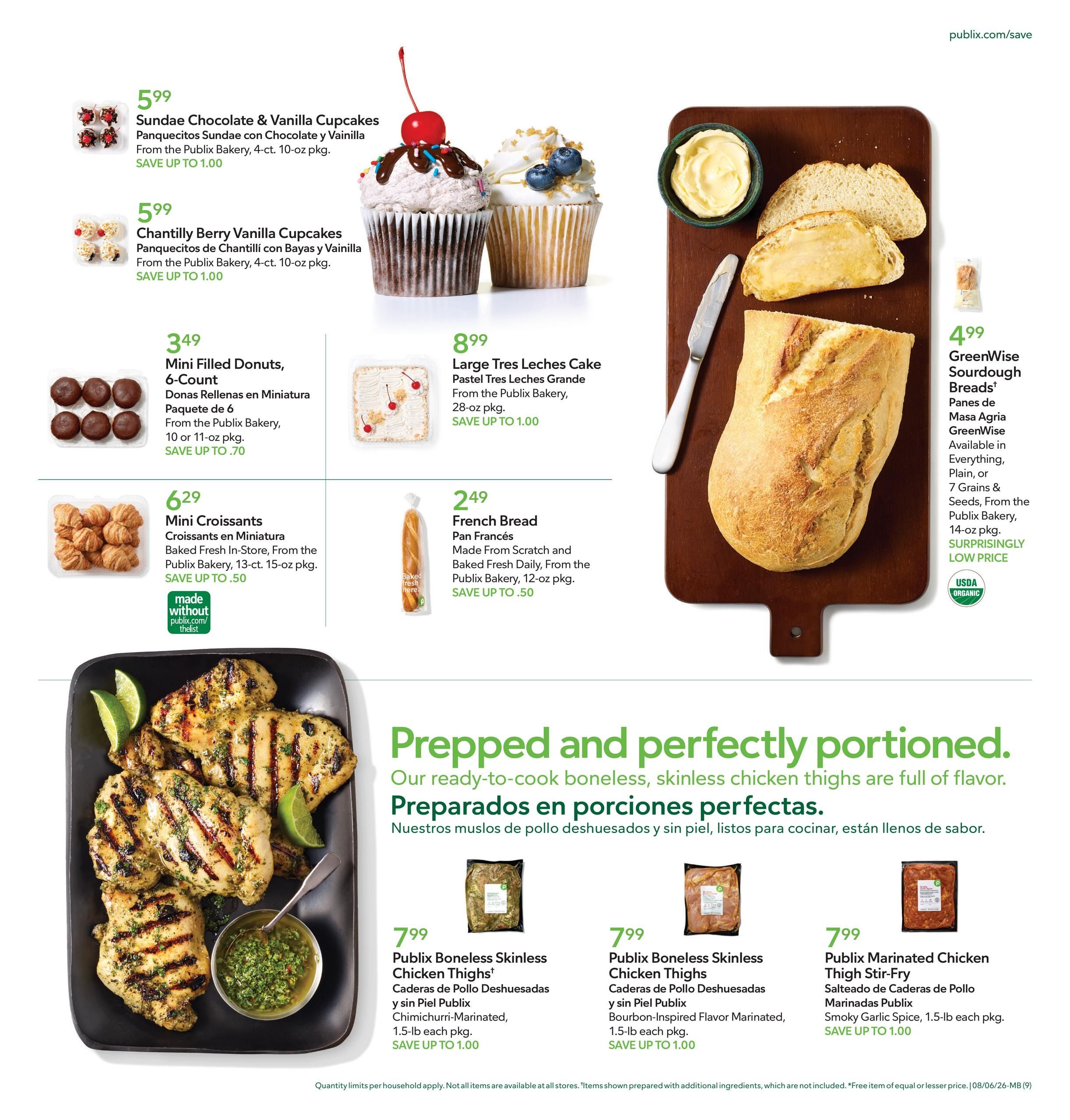 Publix (Boca Raton Area, FL) Anuncio Semanal Español Weekly Ad August 6 - 12, 2026