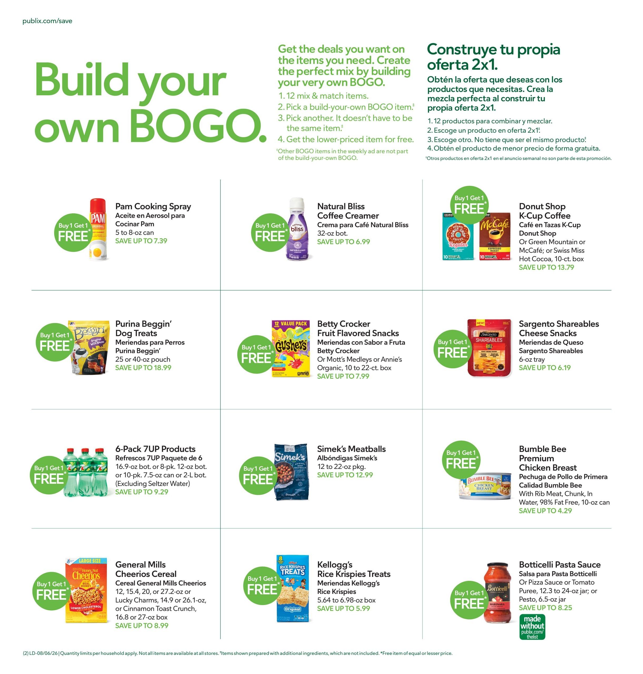 Publix (Bay Pines Area, FL) Anuncio Semanal Español Weekly Ad August 6 - 12, 2026