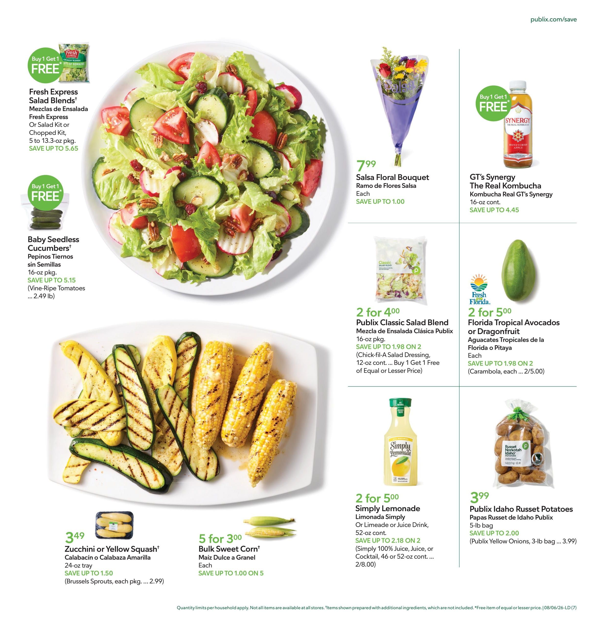 Publix (Bay Pines Area, FL) Anuncio Semanal Español Weekly Ad August 6 - 12, 2026