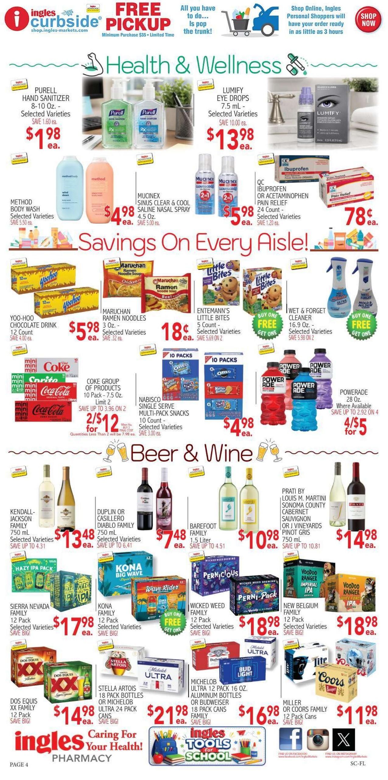 Ingles Markets (Conestee-Simpsonville Area, SC) Weekly Ad August 5 - 11, 2026