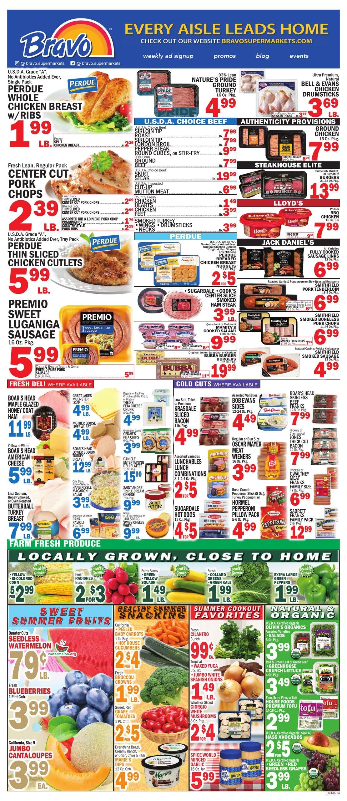 Bravo Supermarket (NJ, PA) Weekly Ad August 7 - 13, 2026