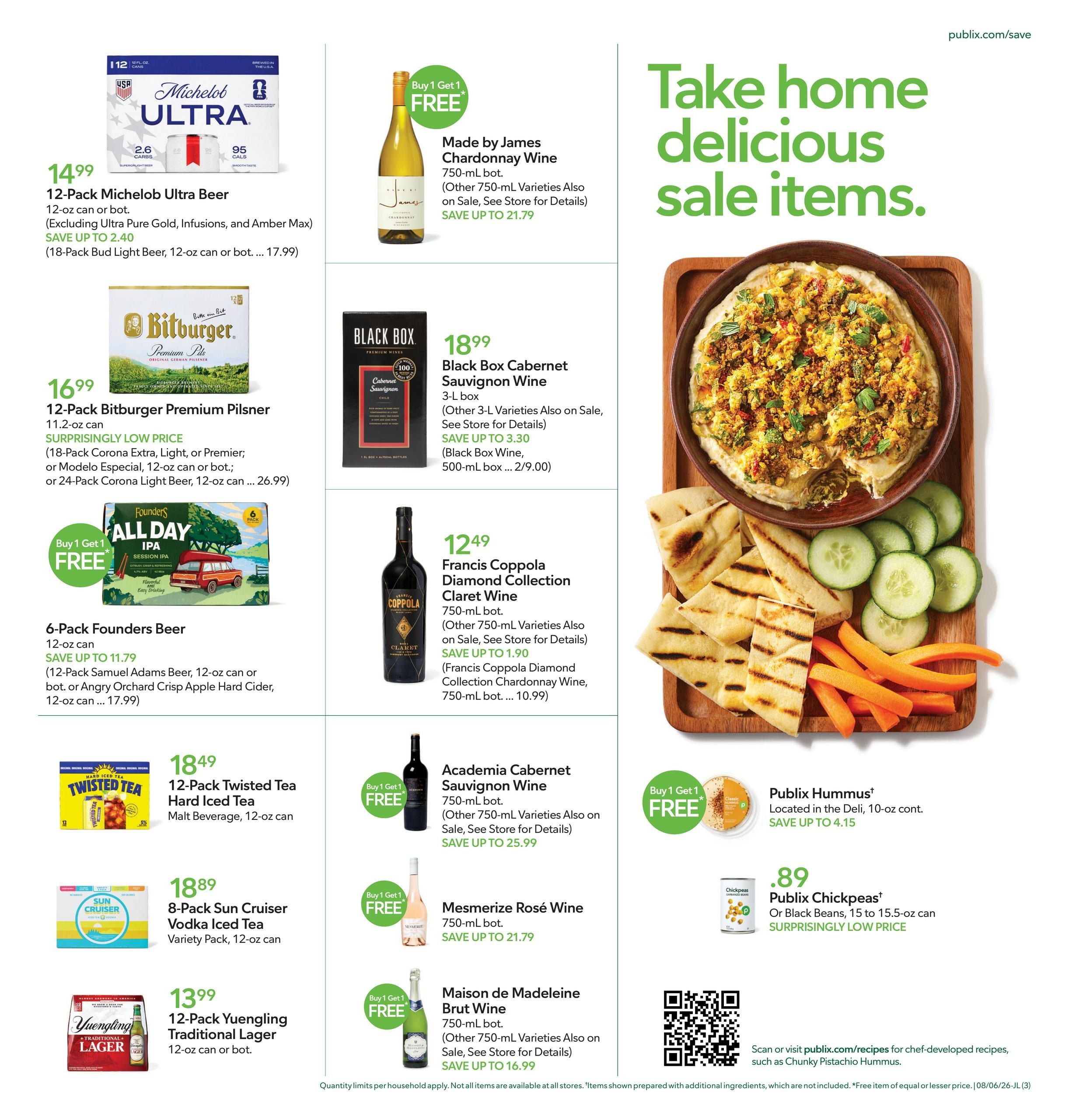 Publix (Jacksonville–Atlantic Beach Area, FL) Weekly Ad August 6 - 12, 2026